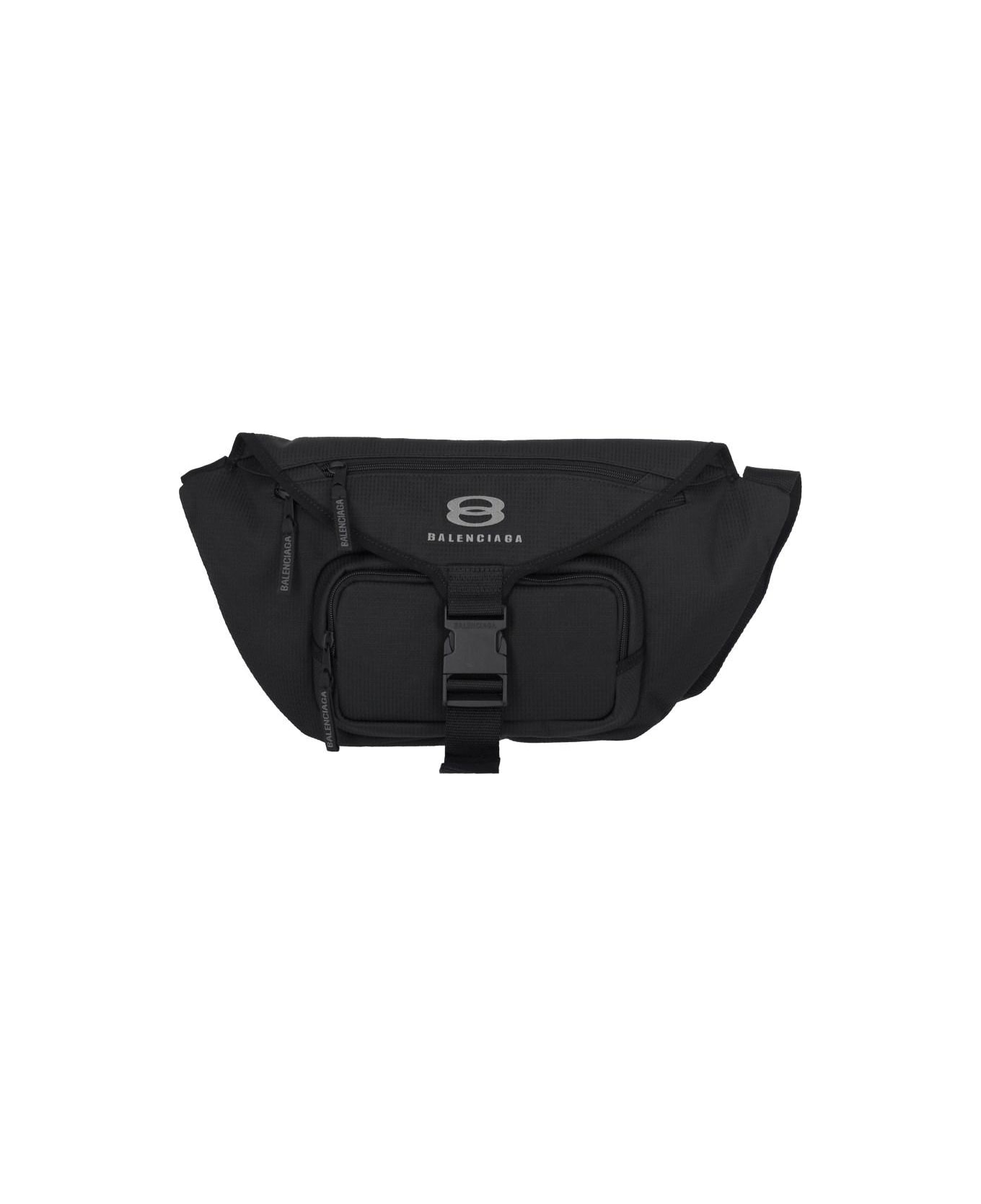 Balenciaga Large Fanny Pack 'unity' - Black ベルトバッグ