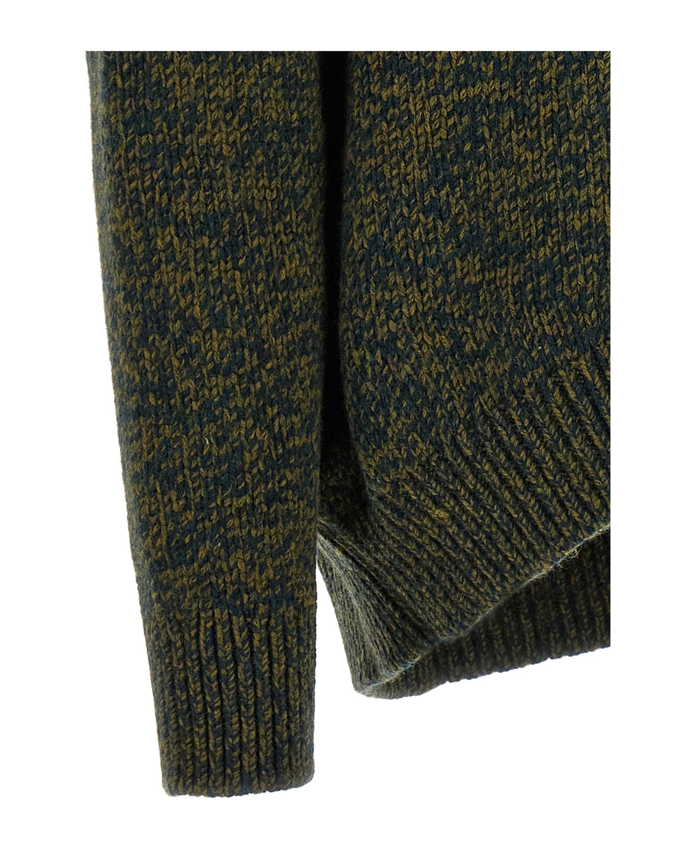 Loewe Double Neck Sweater - Green ニットウェア