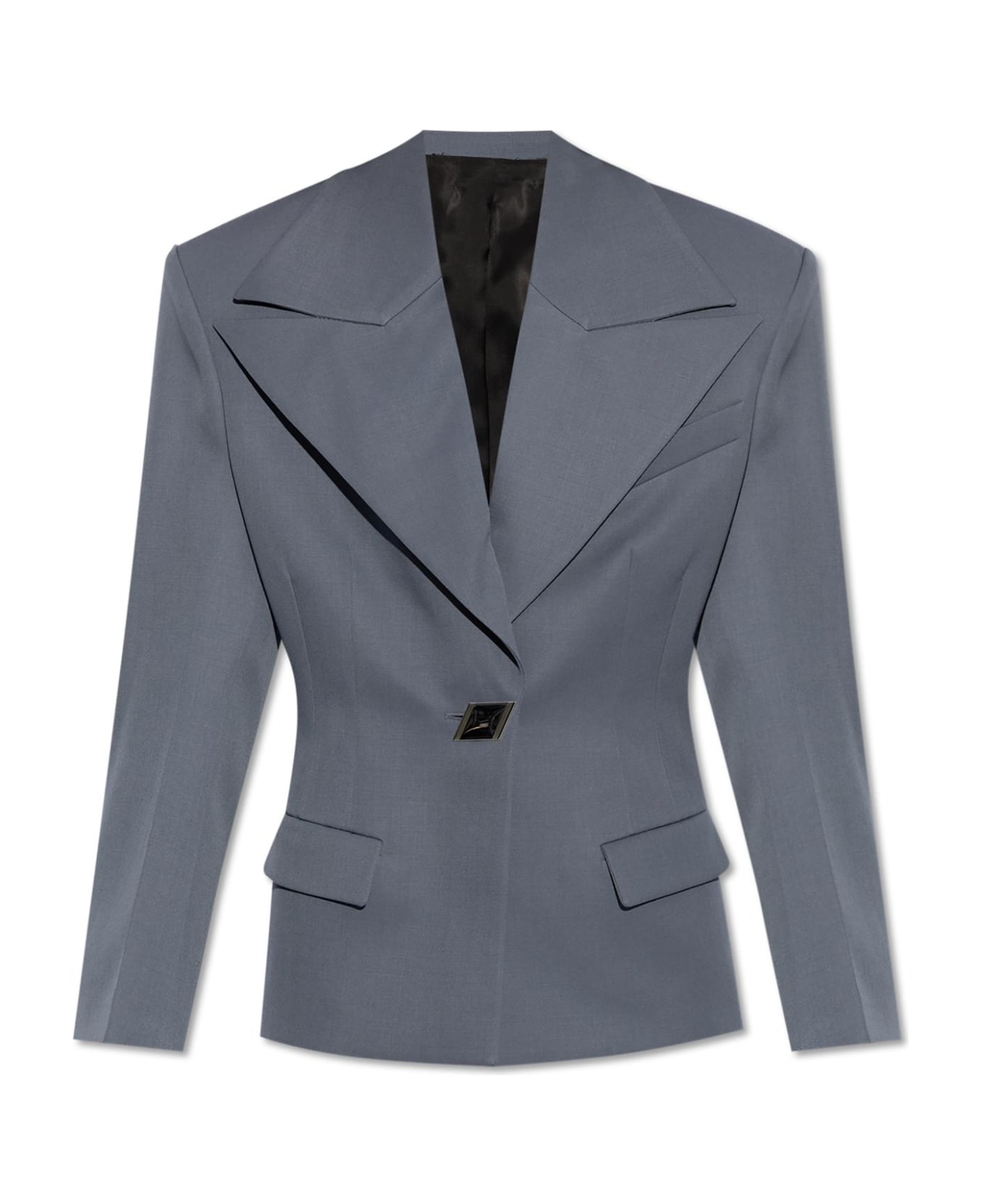 The Attico Woolen Blazer - Grey