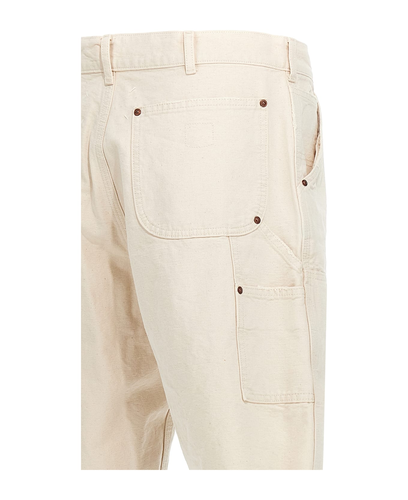Maison Margiela Denim Bermuda Shorts - Beige