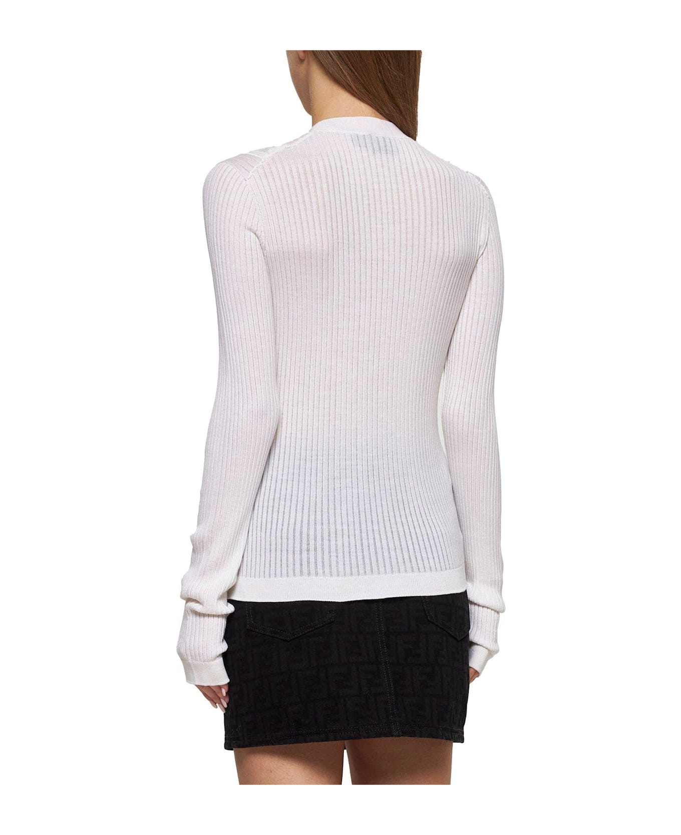 Fendi Wool Sweater - Off White