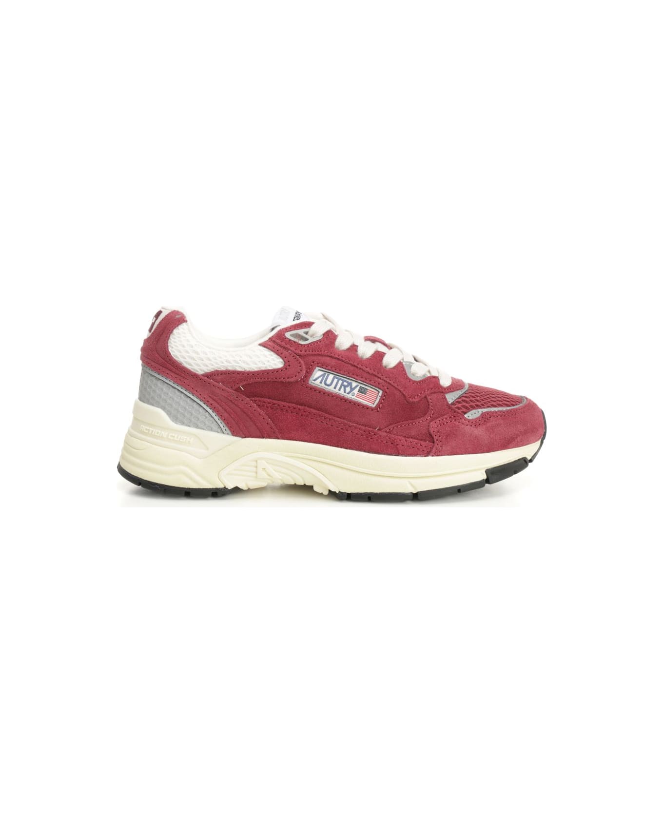 Autry 'hyperway' Sneakers - RED/NEUTRALS