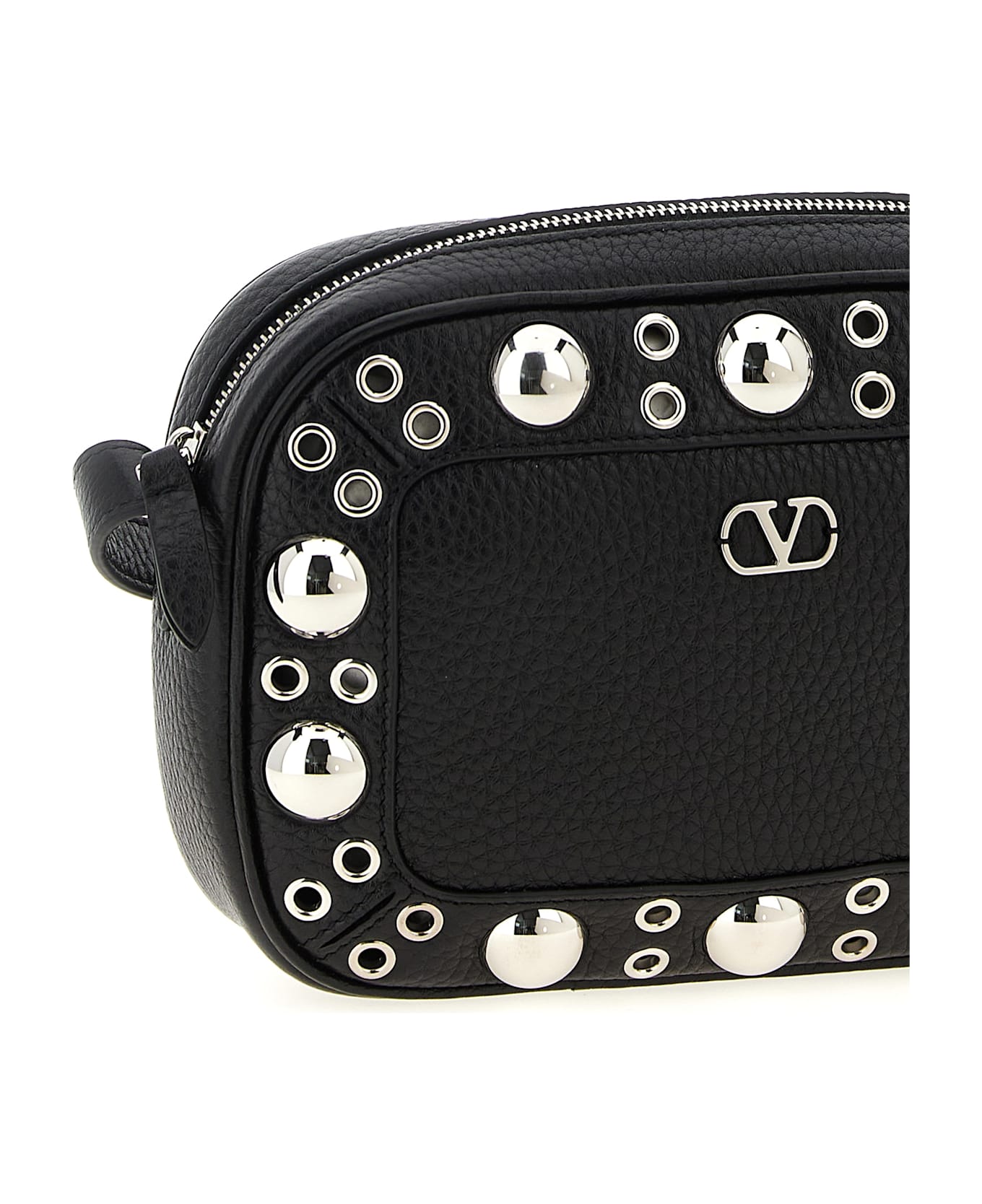 Valentino Garavani 
nellcôte
 Shoulder Bag - Black  
