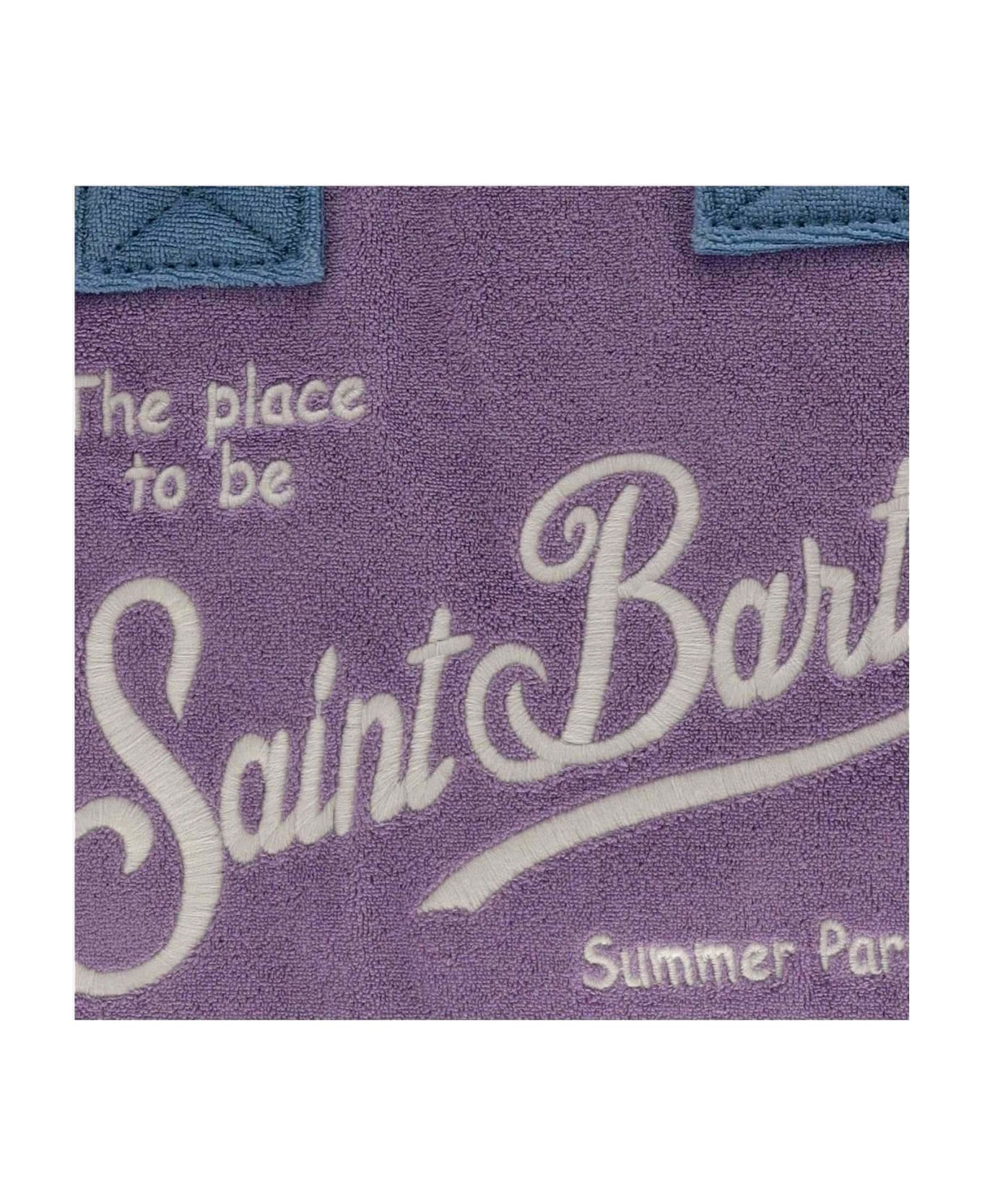 MC2 Saint Barth Colette Tote Bag With Logo - Purple