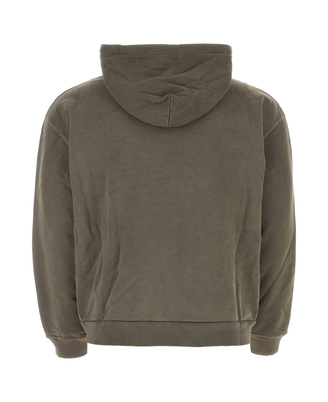 Nanushka Dark Grey Cotton Sweatshirt - ASPHALT