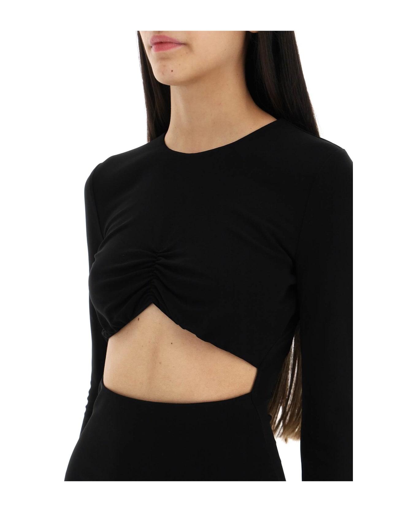 【送料&関税込】Dsquared2 Peekaboo Jersey Midi Dress DSQUARED2 'PEEKABOO' JERSEY MIDI DRESS | netdressed | REVERSIBLE