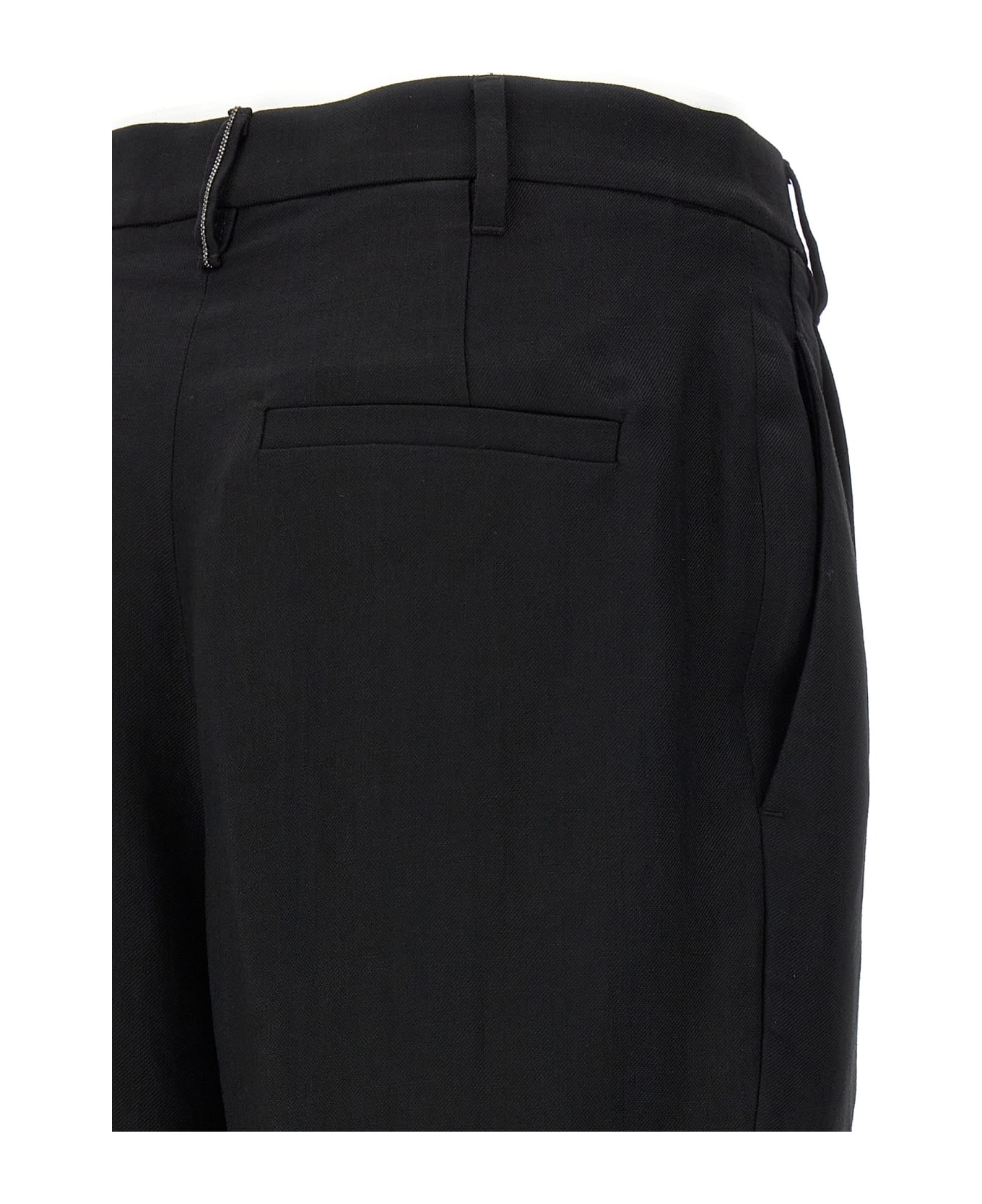 Brunello Cucinelli Formal Trousers - Black ボトムス