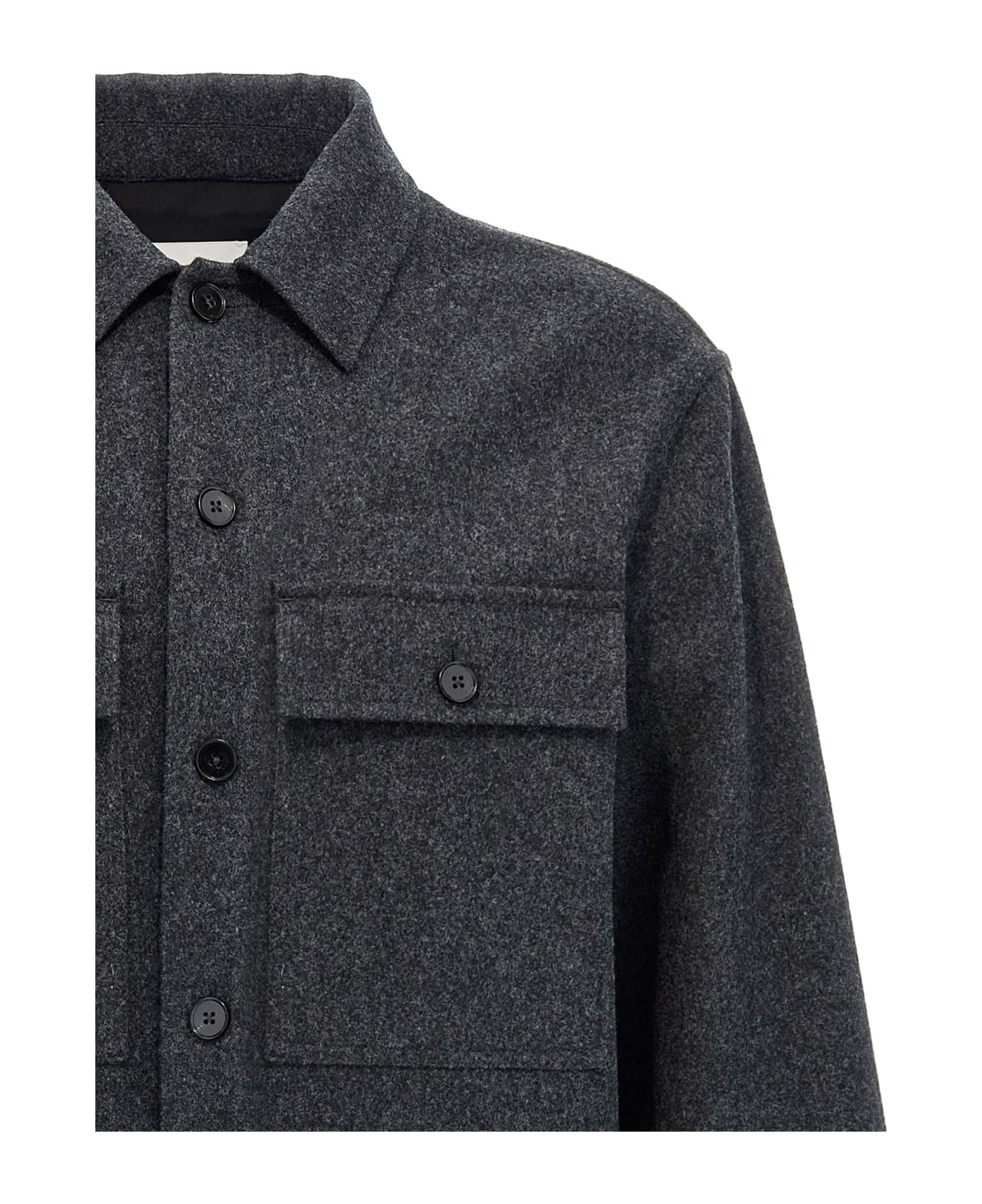 Jil Sander 
02
 Overshirt - Gray