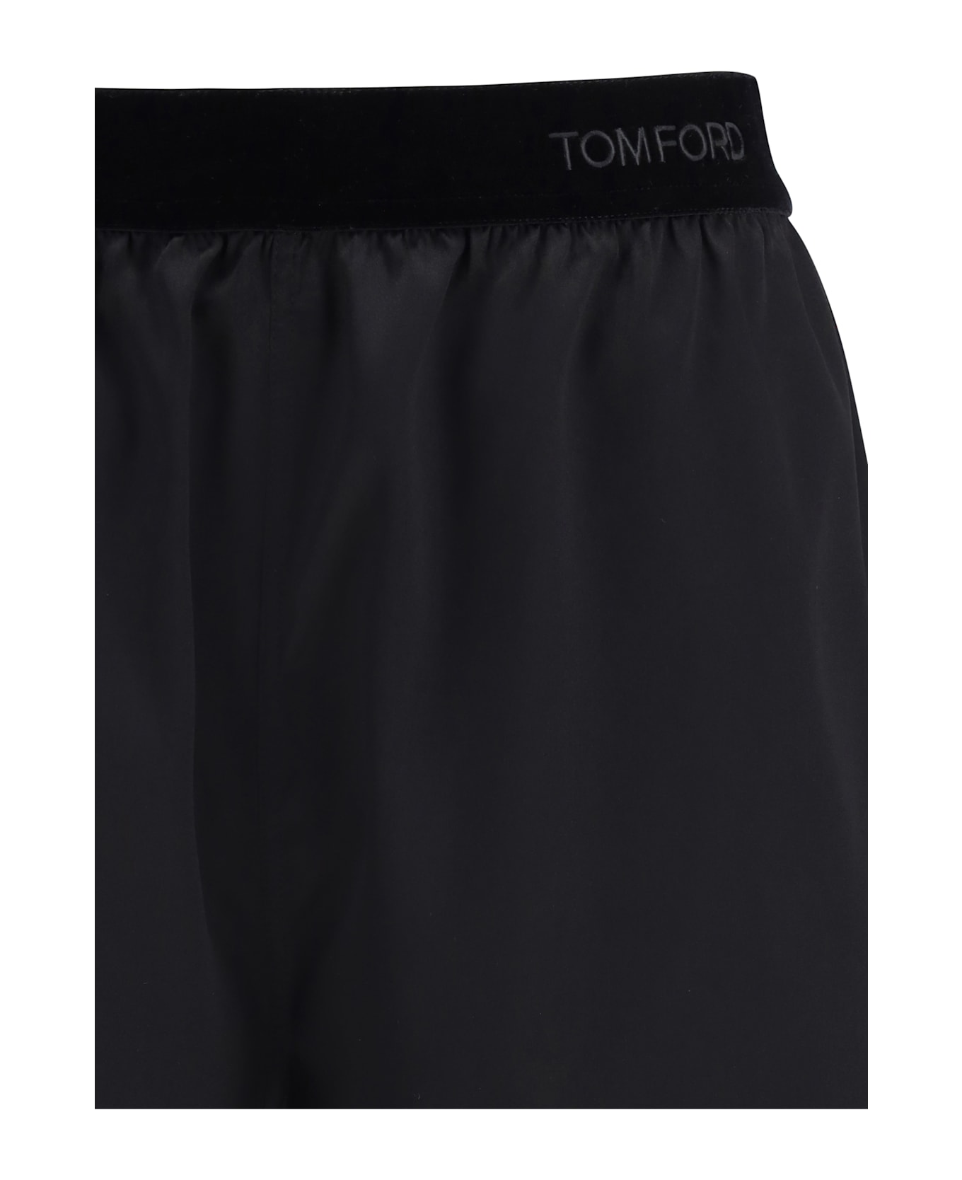 Tom Ford Stretch Silk Satin Pj Shorts