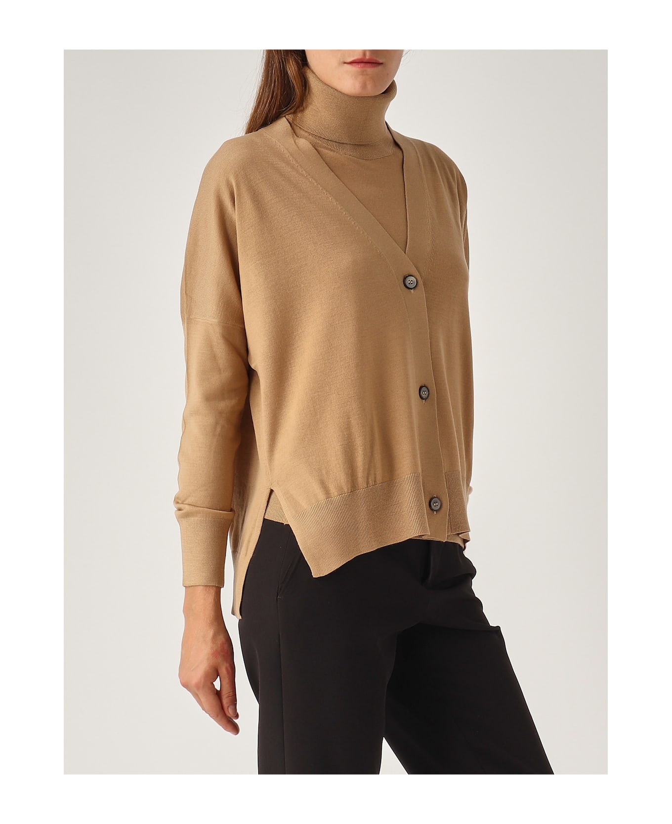 Gran Sasso Wool Sweater - CAMMELLO