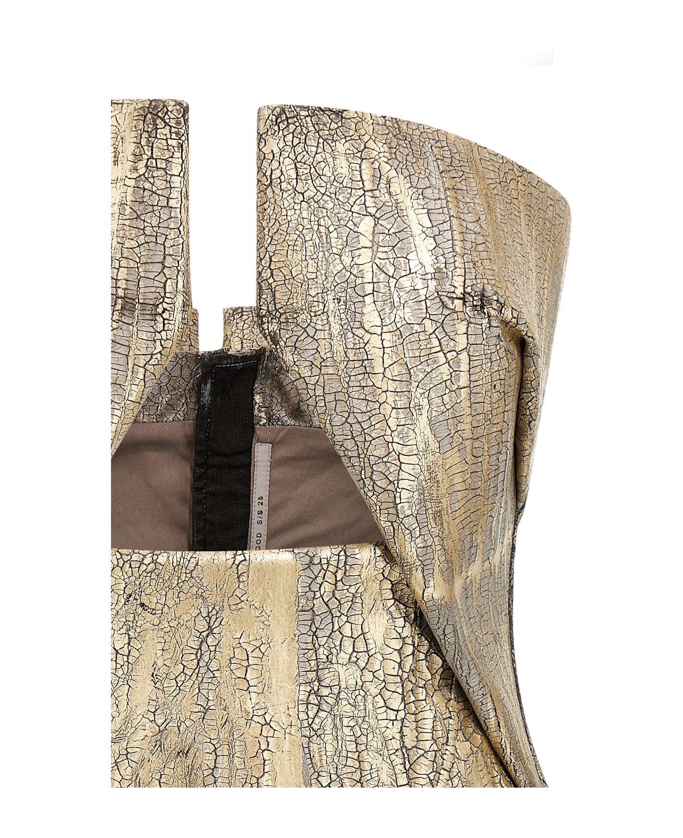Rick Owens 
woven Prong
 Top - Gold