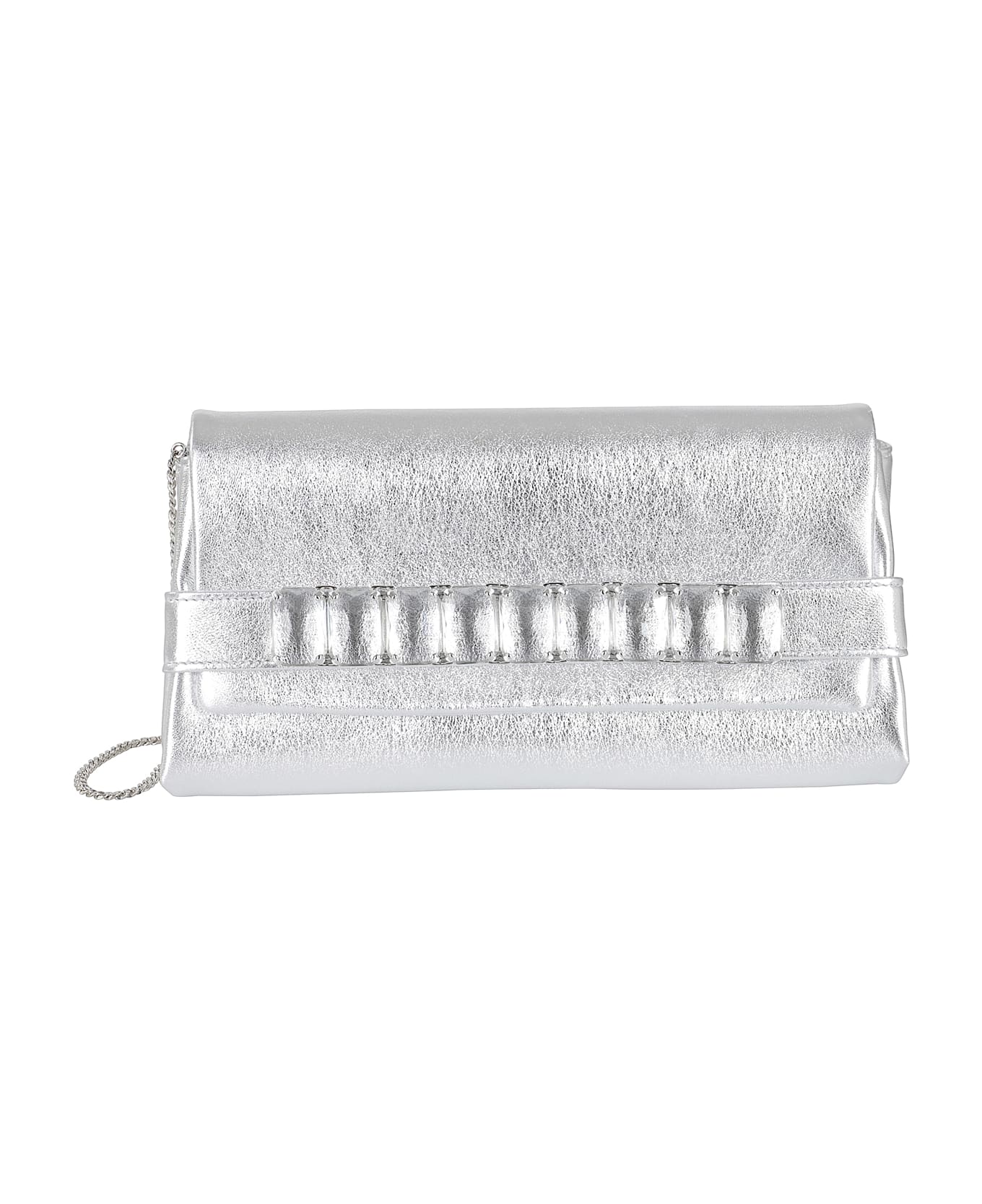 Jimmy Choo Metallic Nappa Crystal Brac - Silver Crystal