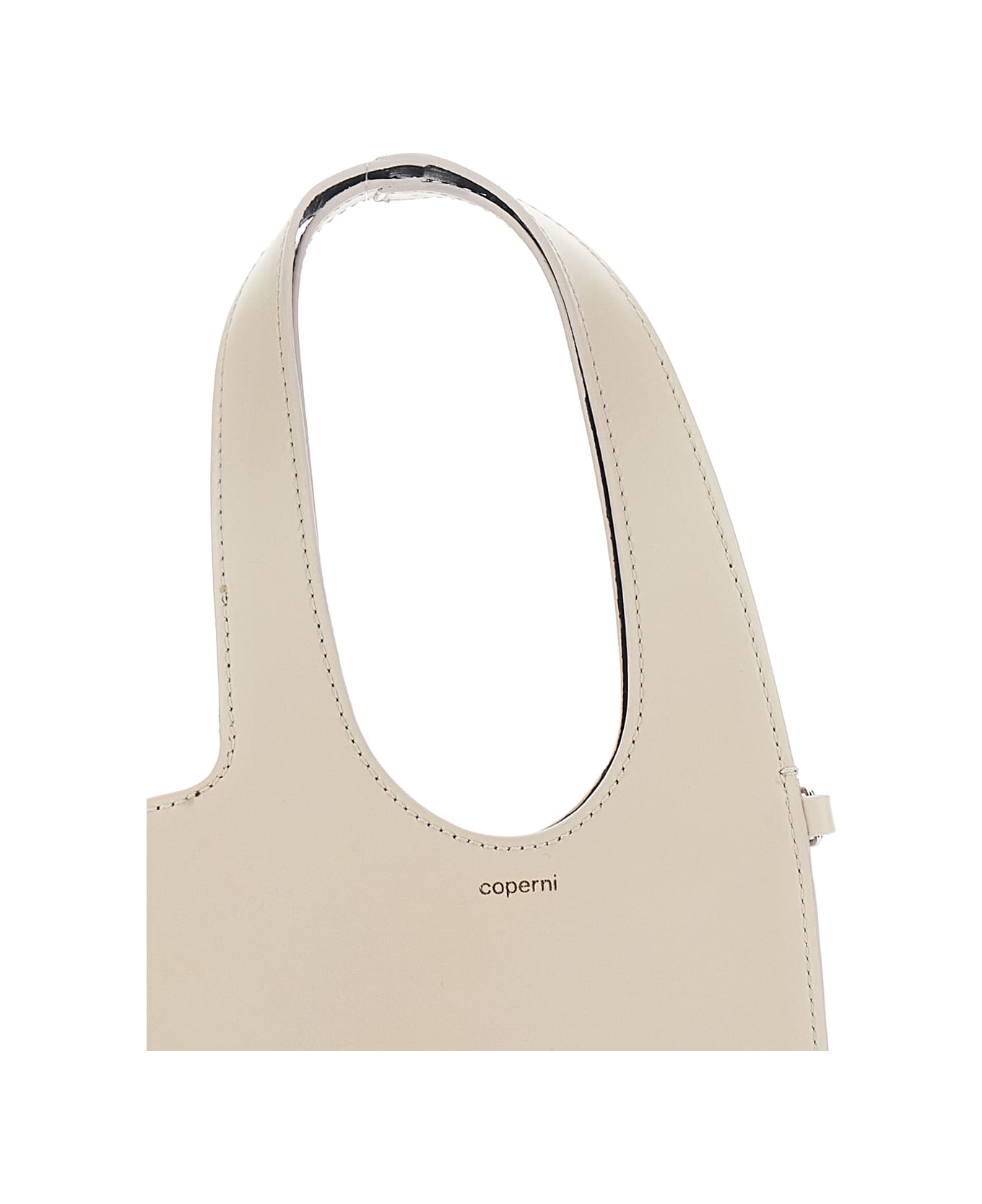 Coperni 'baby Heart' Beige Heart Shaped Crossbody Bag With Adjustable And Removable Shoulder Strap In Leather Woman - Beige