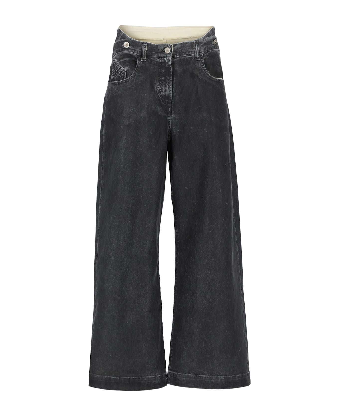 THE ATTICO Cotton Jeans ワイドデニム The Attico Oversized Cotton Jeans | italist