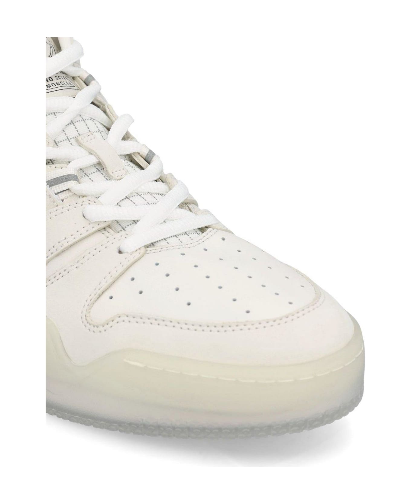 Moncler Pivot Lace-up Sneakers - White スニーカー