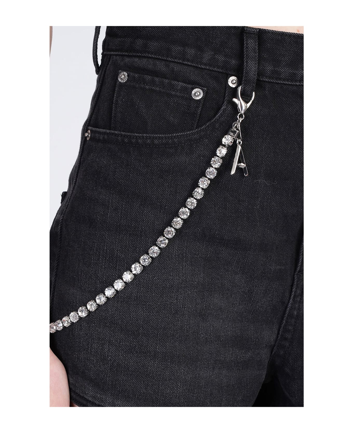 AREA Jeans In Black Denim - black