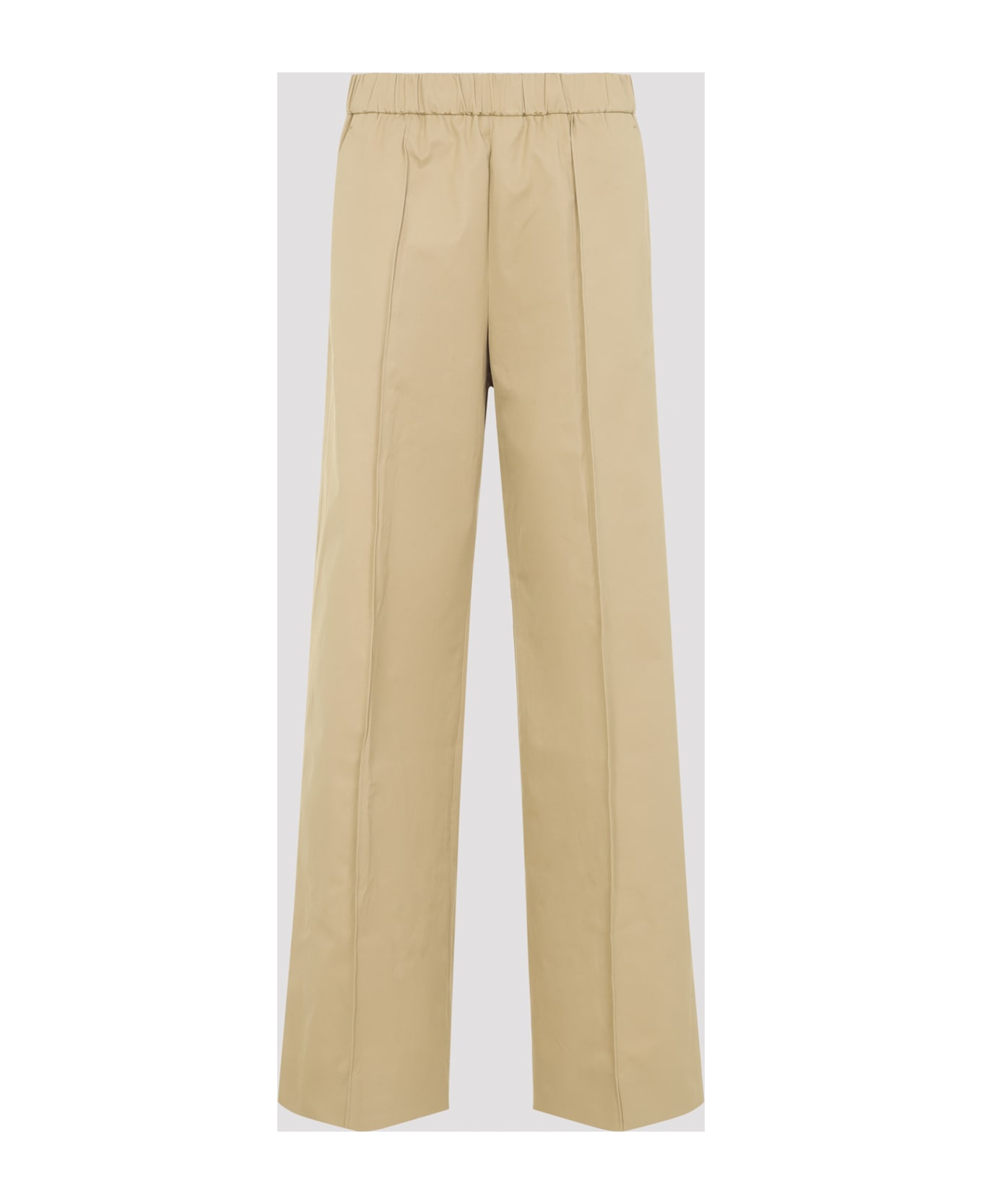 Jil Sander Track Inspired Relaxed Pants - Dark Sand