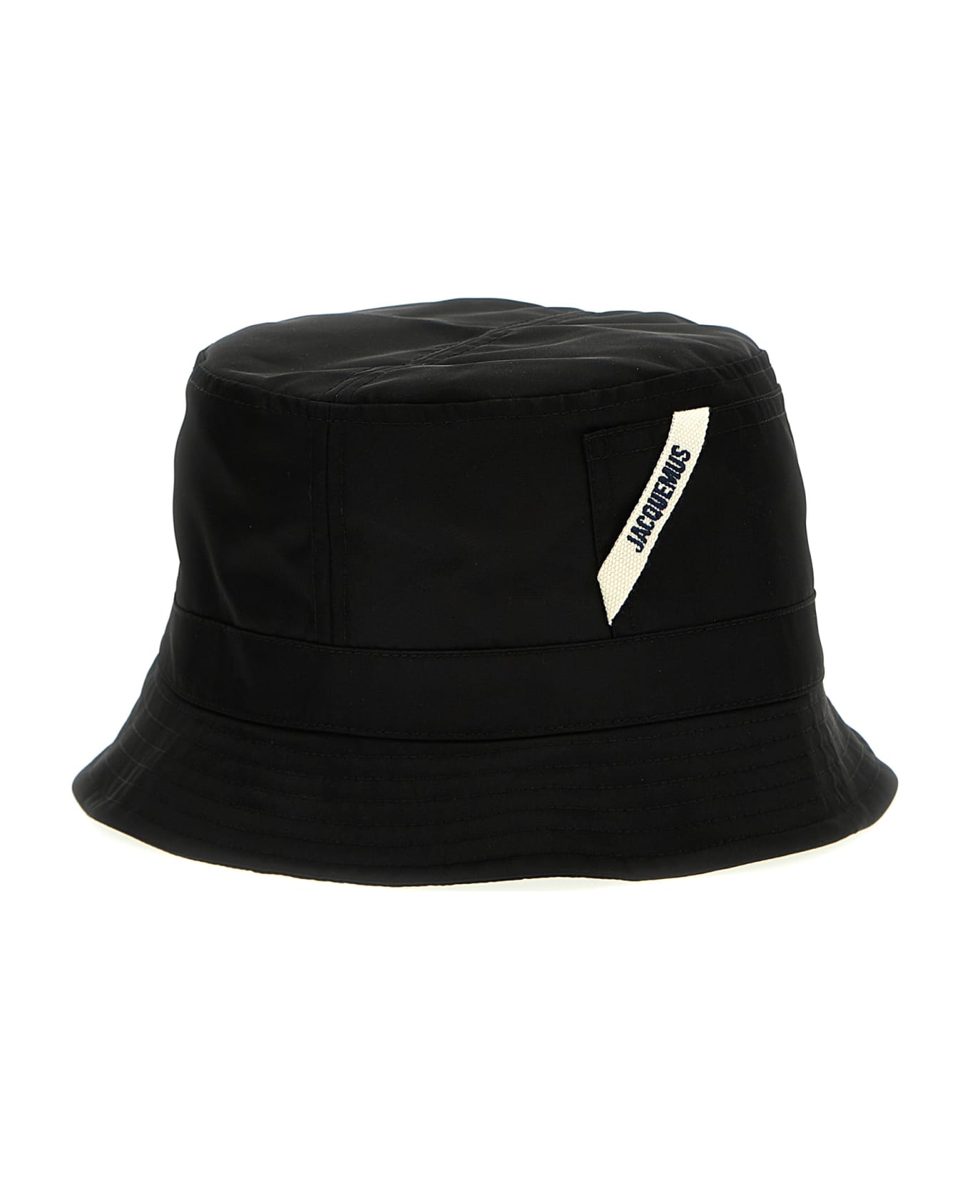 Jacquemus 'le Bob Ovalie' Bucket Hat - Black  