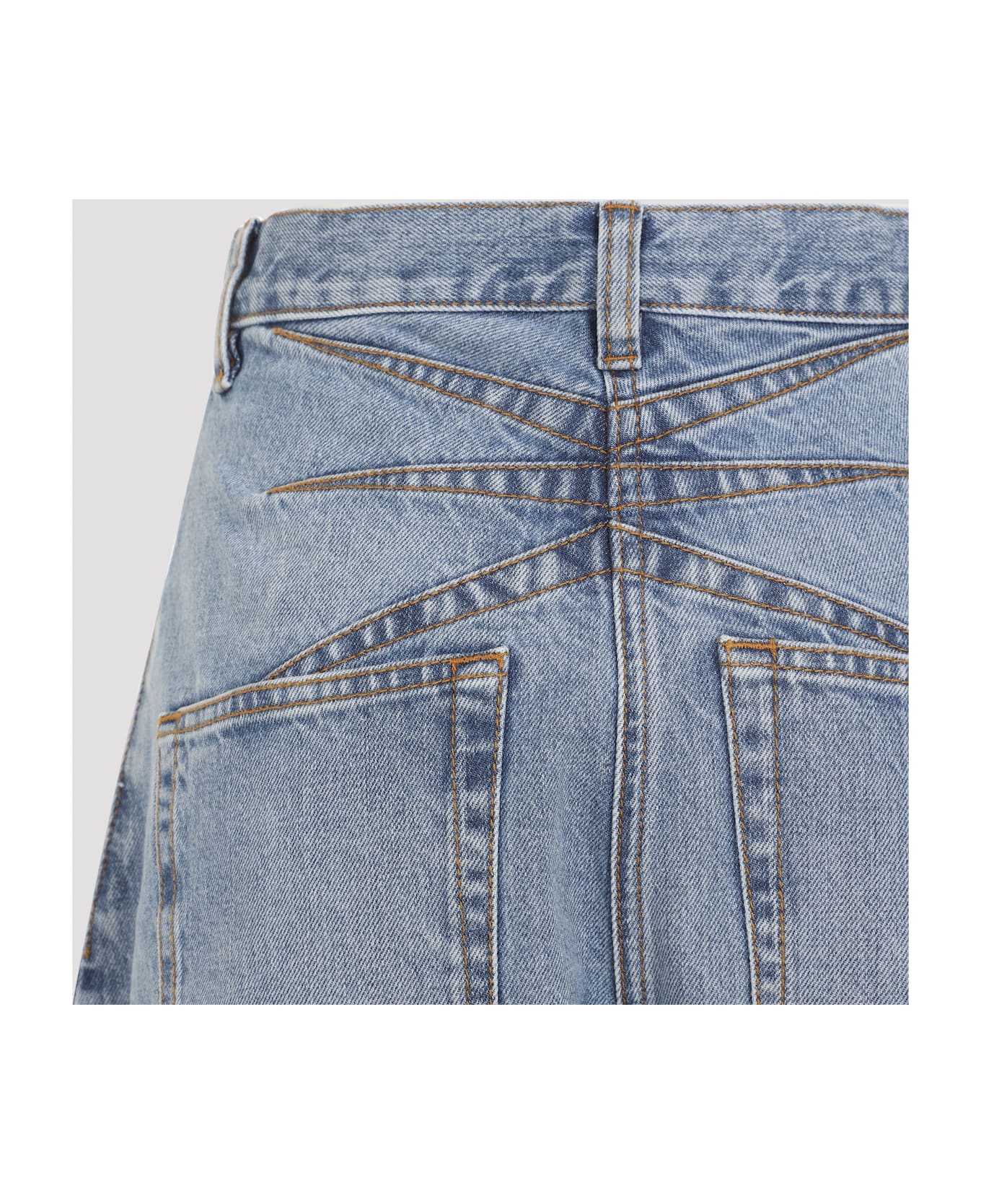 Alaia Alaïa Round Jeans - Cloudy Blue