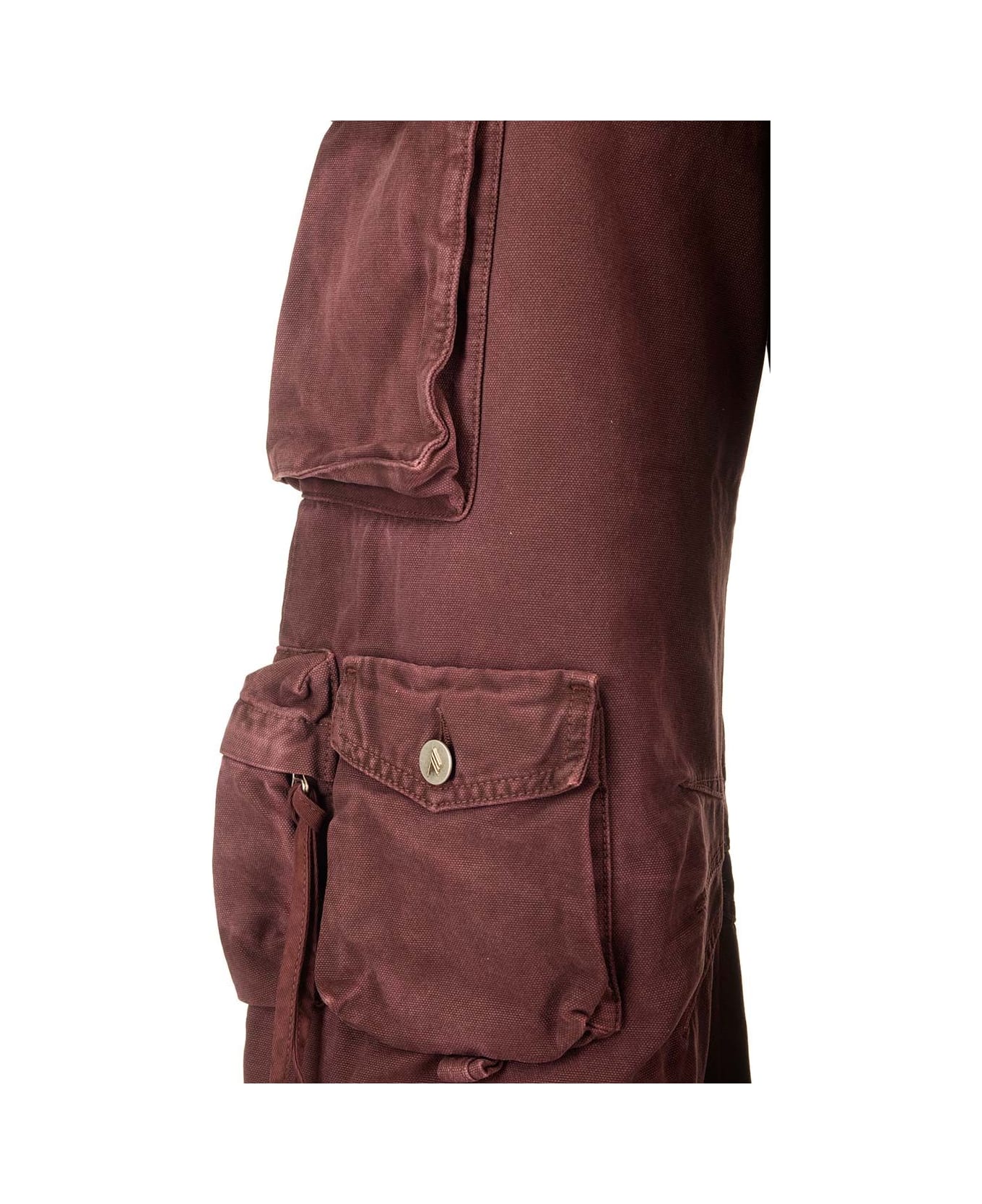 The Attico ''fern'' Multi-pocket Jeans - Bordeaux