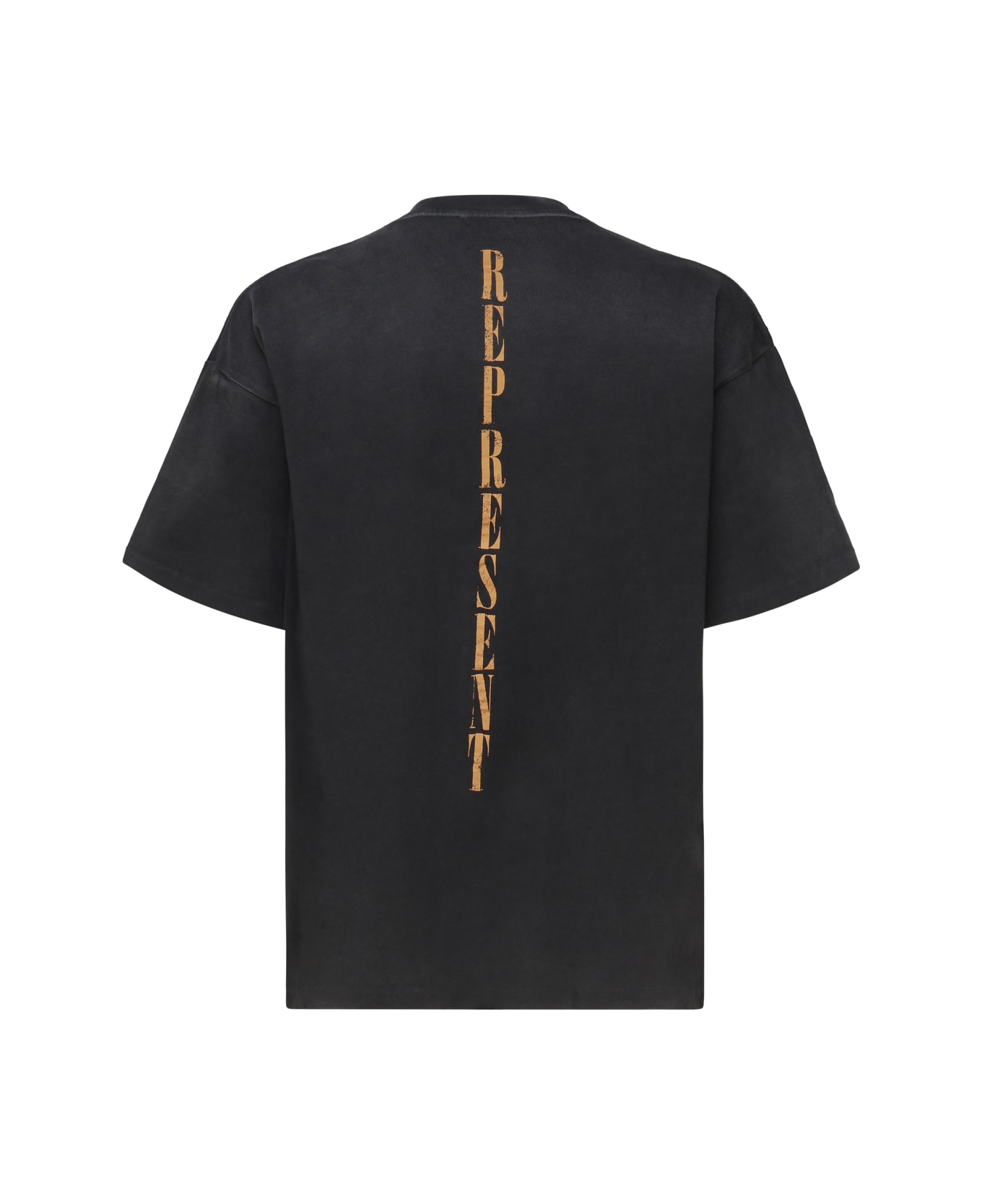 REPRESENT Cotton T-shirt With Print - Aged black