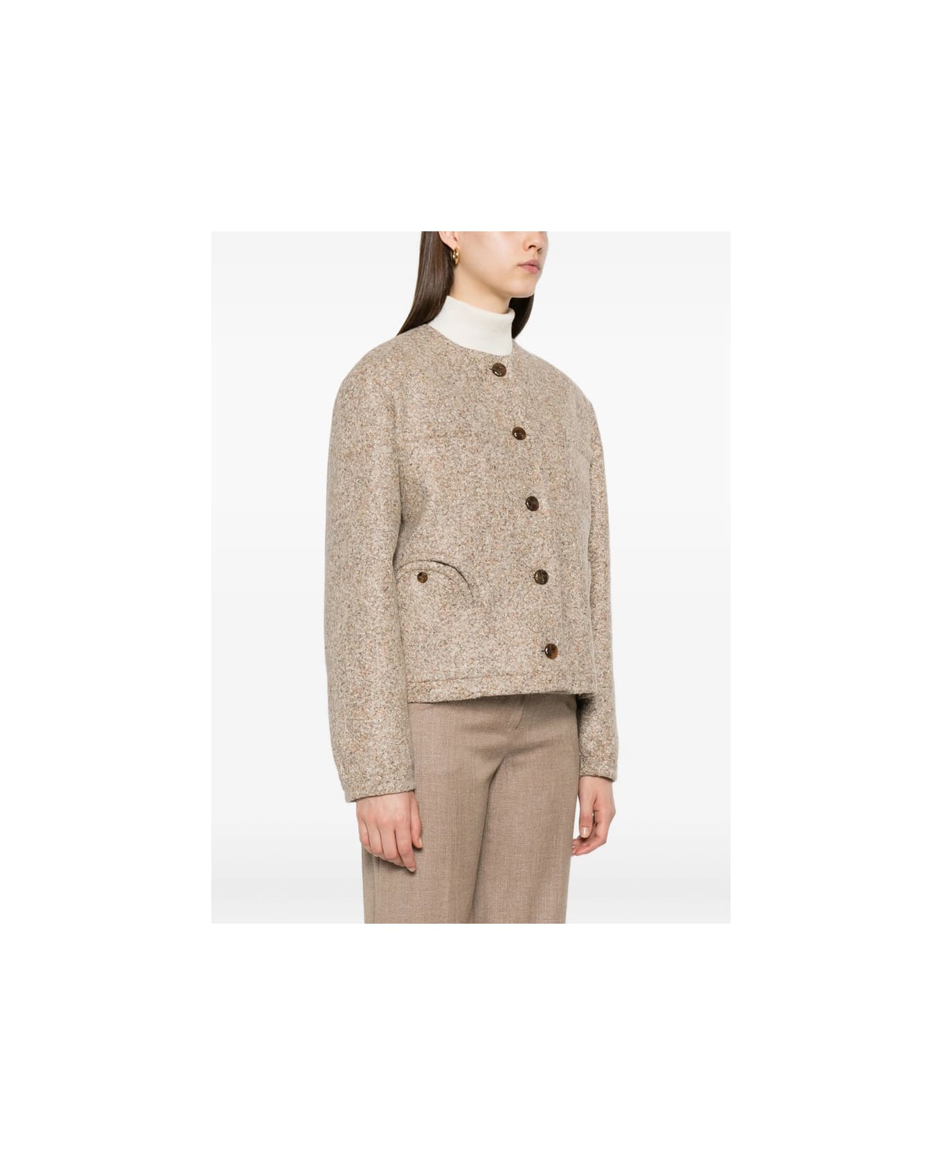 Blazé Milano Outerwear - NEUTRALS/BROWN