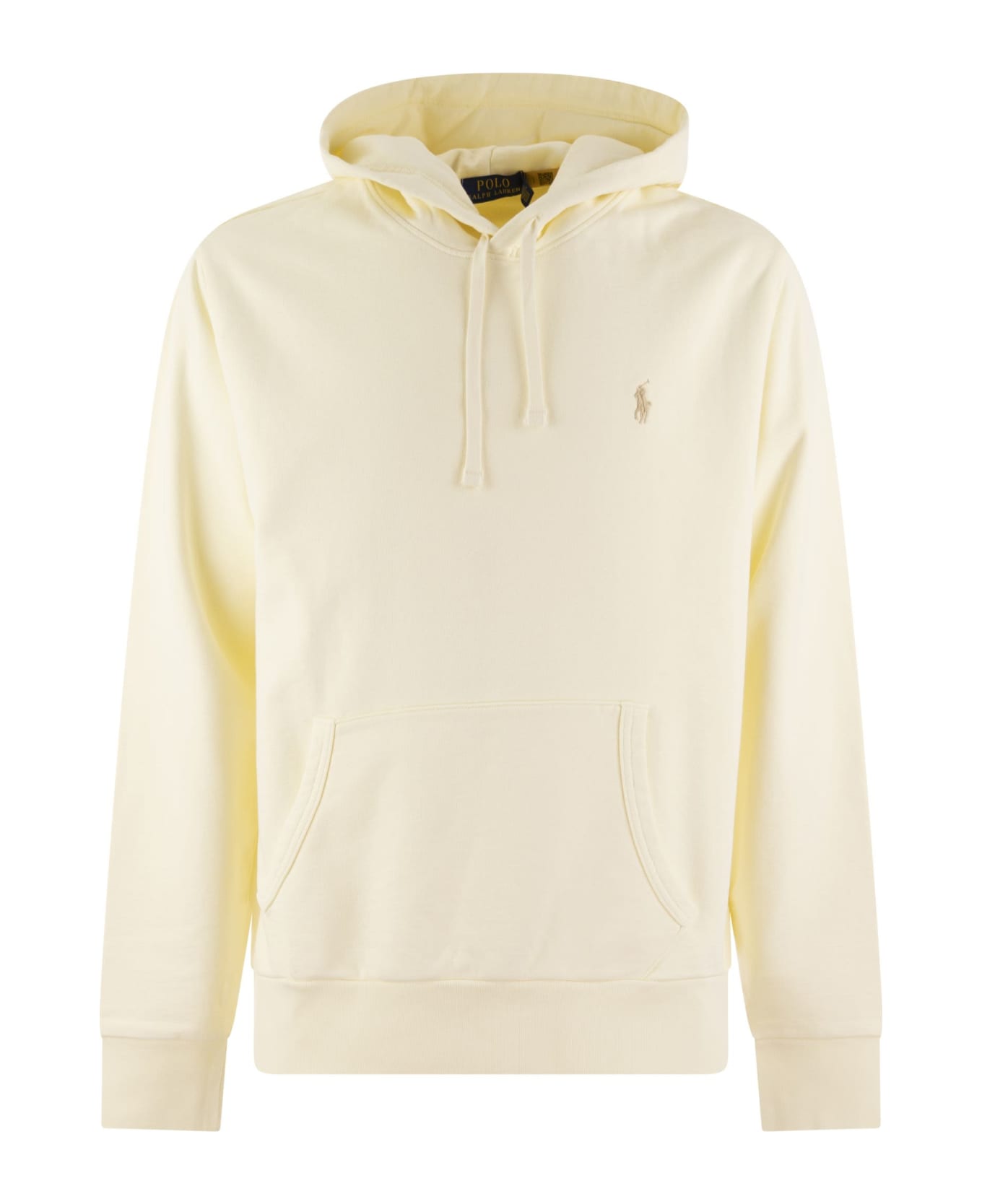 Polo Ralph Lauren Pony Embroidered Drawstring Hoodie - White フリース