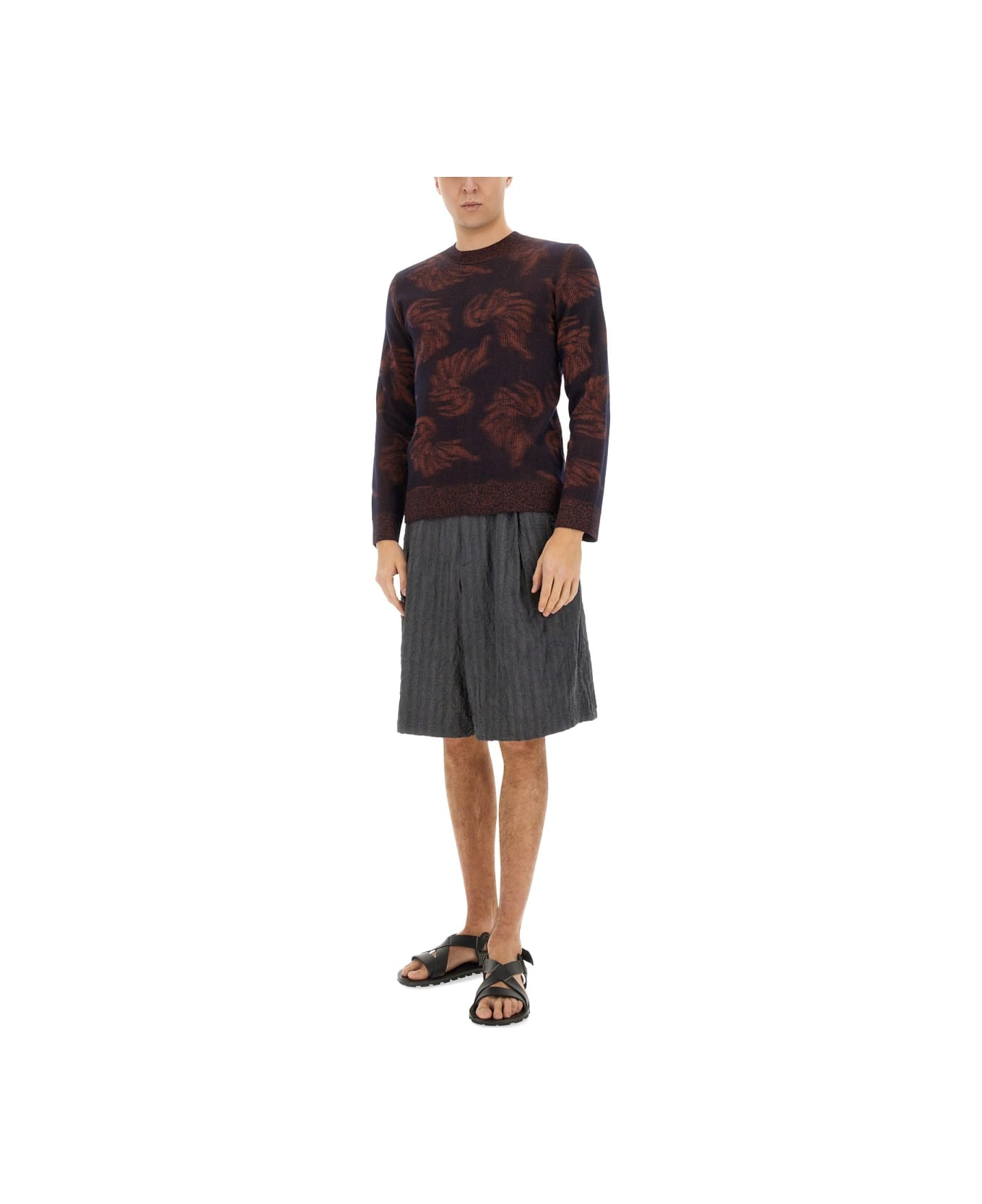 Dries Van Noten Short Pleated - BLUE