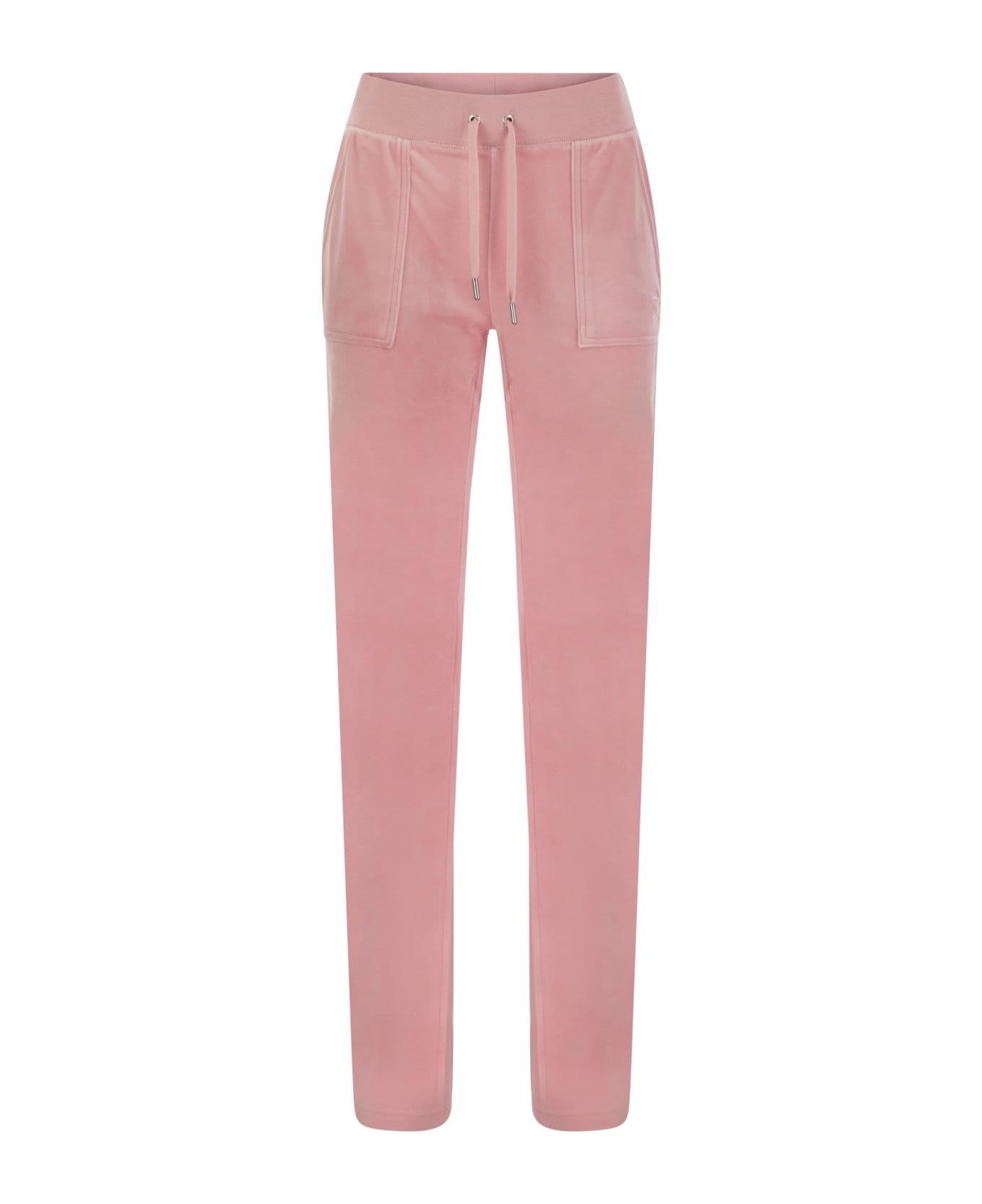 Juicy Couture Trousers With Velour Pockets - Pink