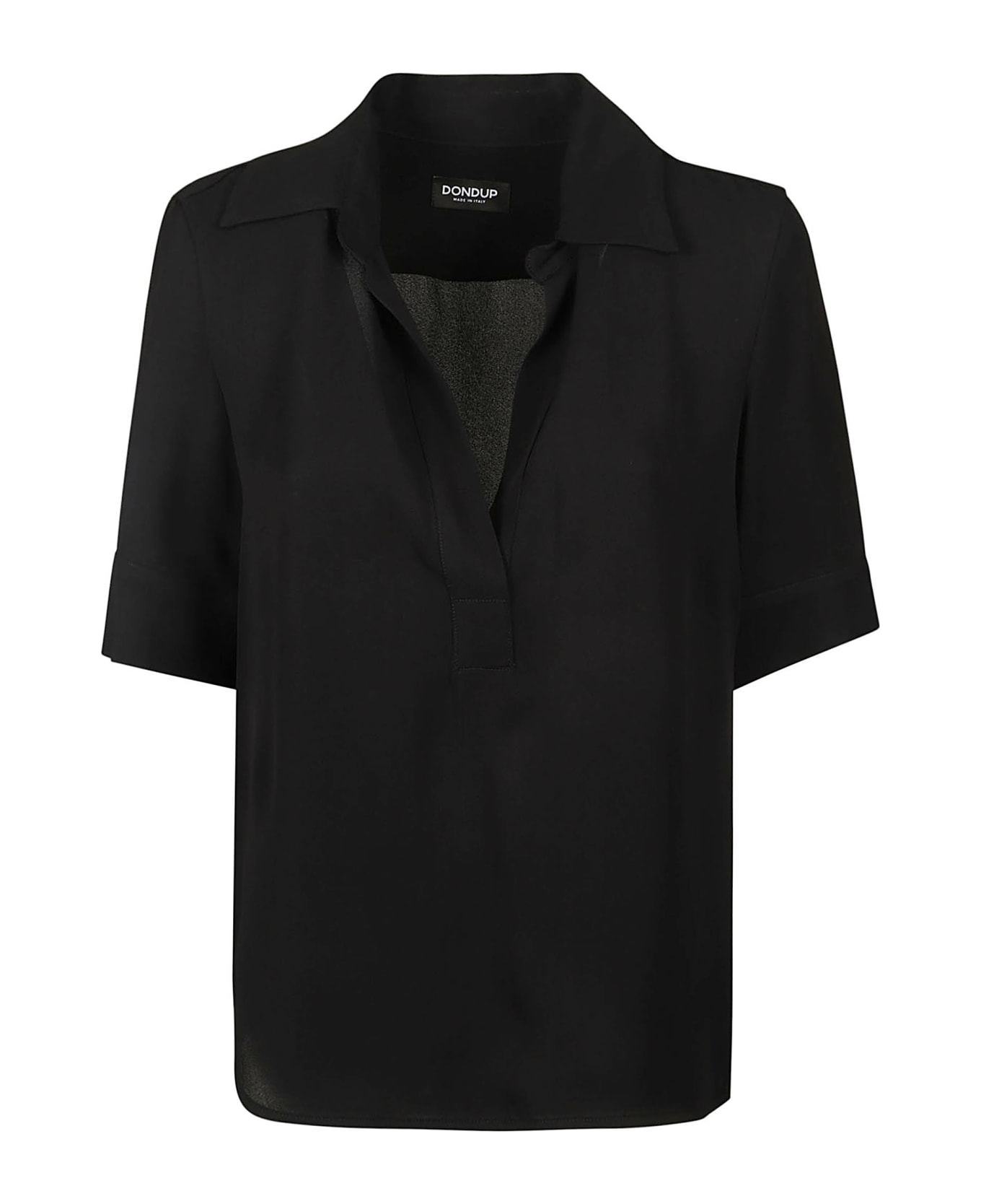 Dondup Button-less Shirt - Black シャツ