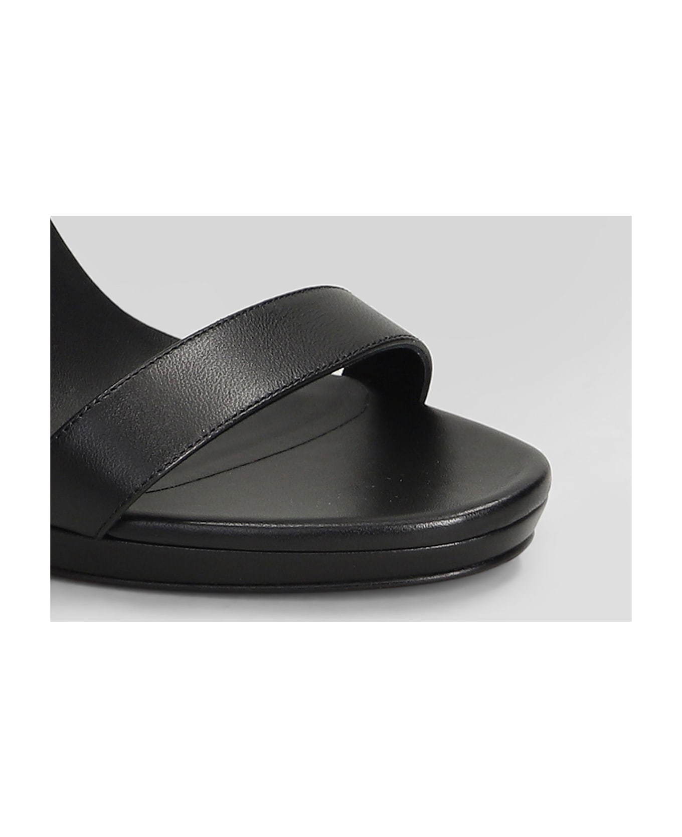 Christian Louboutin Miss Z Sandal 120 Sandals In Black Leather - black