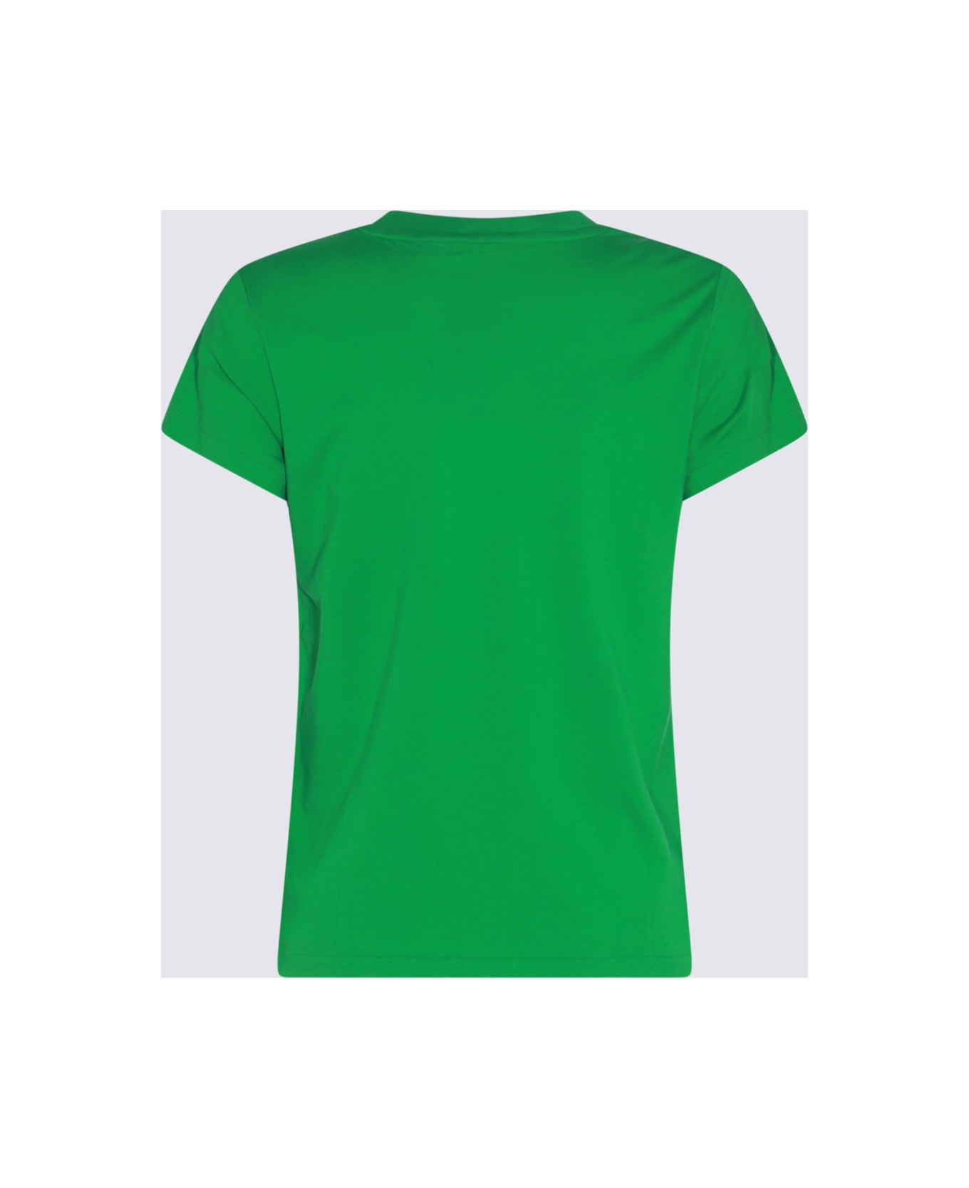 Polo Ralph Lauren Green And Blue Cotton T-shirt - PREPPY GREEN