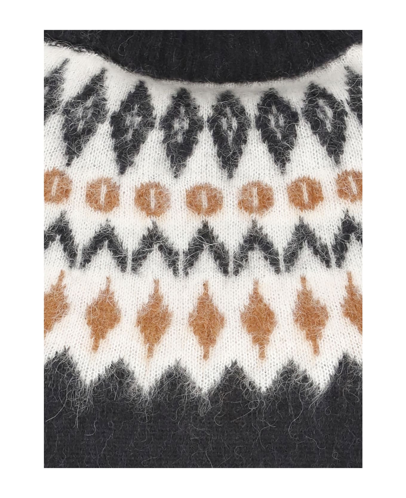 Kangra Alpaca And Wool Sweater - Black ニットウェア