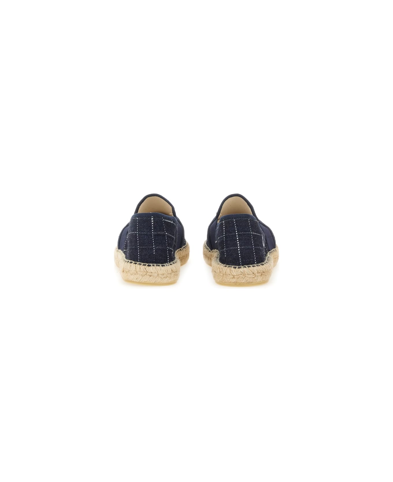 Kenzo Espadrille With Logo Embroidery - DENIM