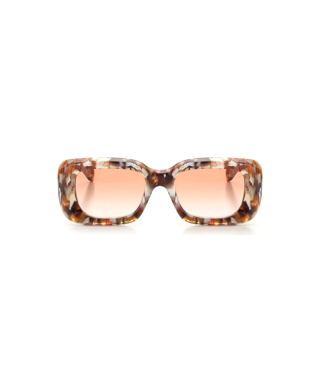 Chloé Multicolor Frame Sunglasses - Beige