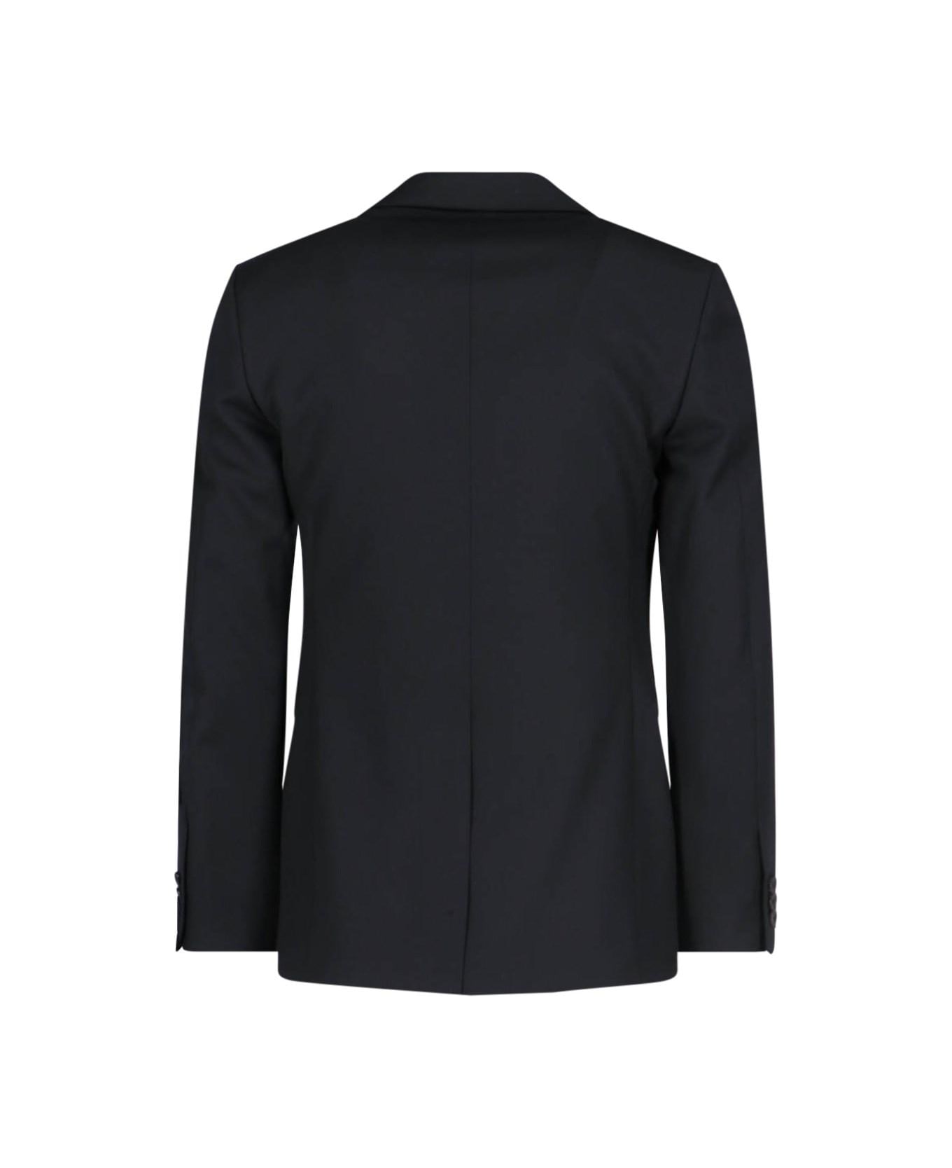 Tonywack Double-breasted Blazer - BLACK
