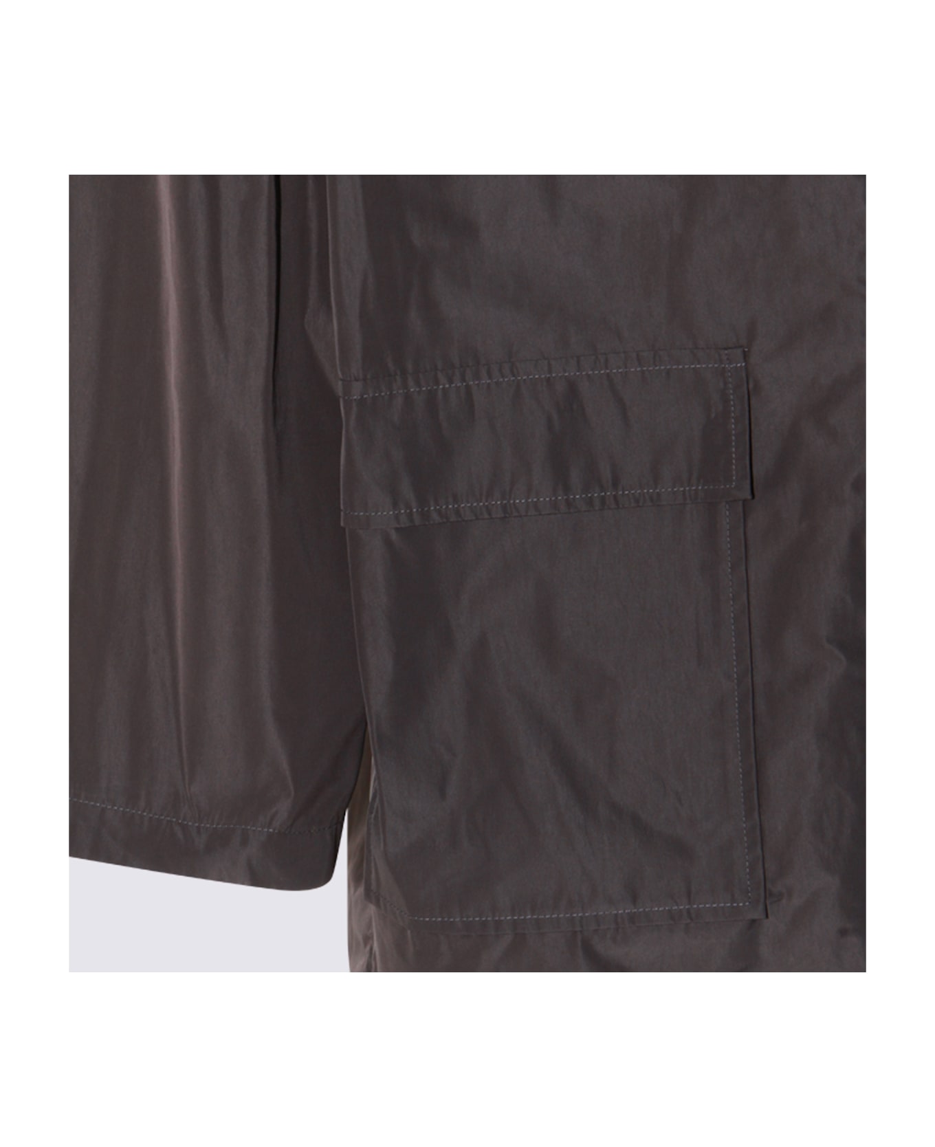 Thom Browne Dark Grey Coat - Grey