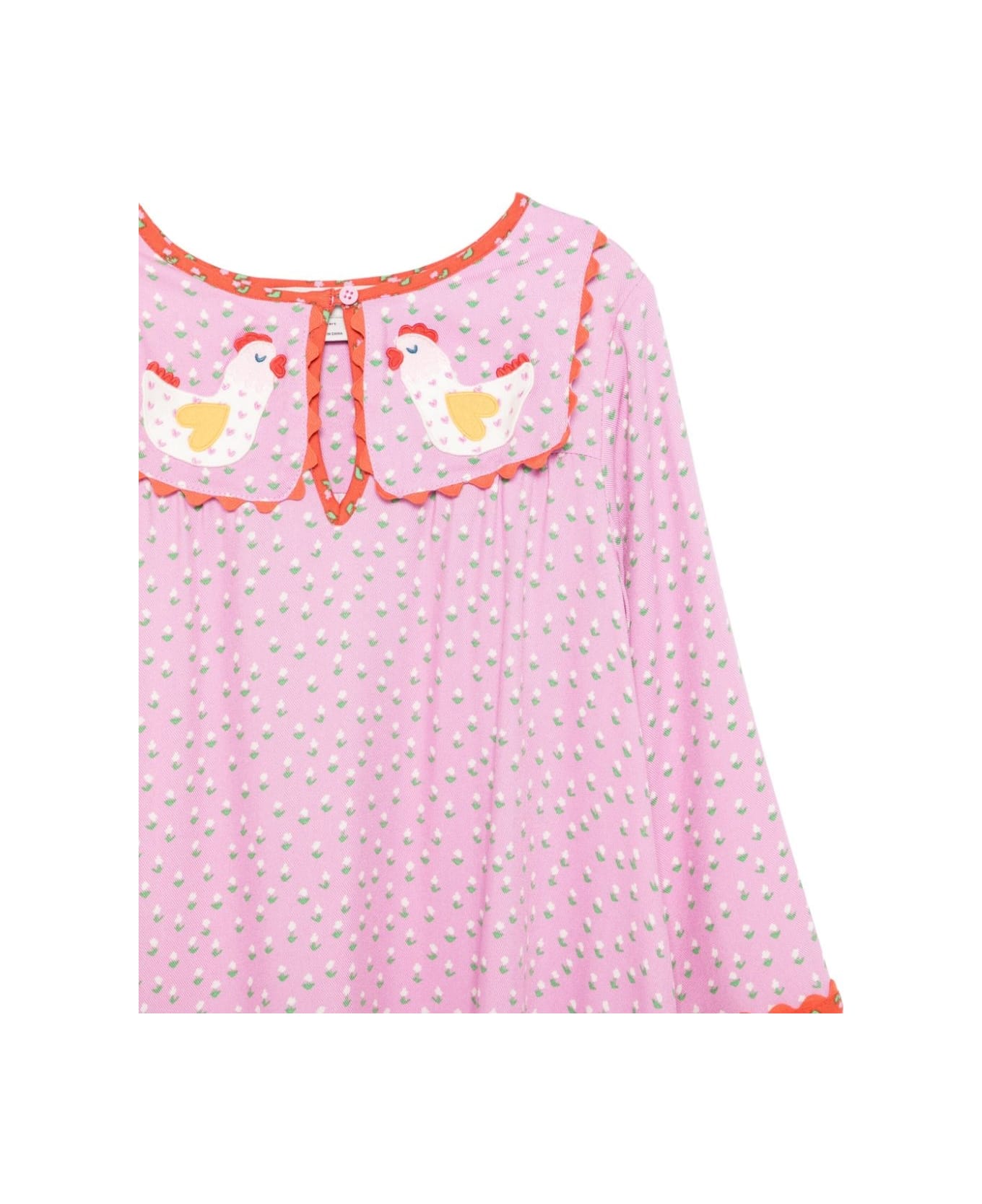 Stella McCartney Kids Abito A Fiori - Pink