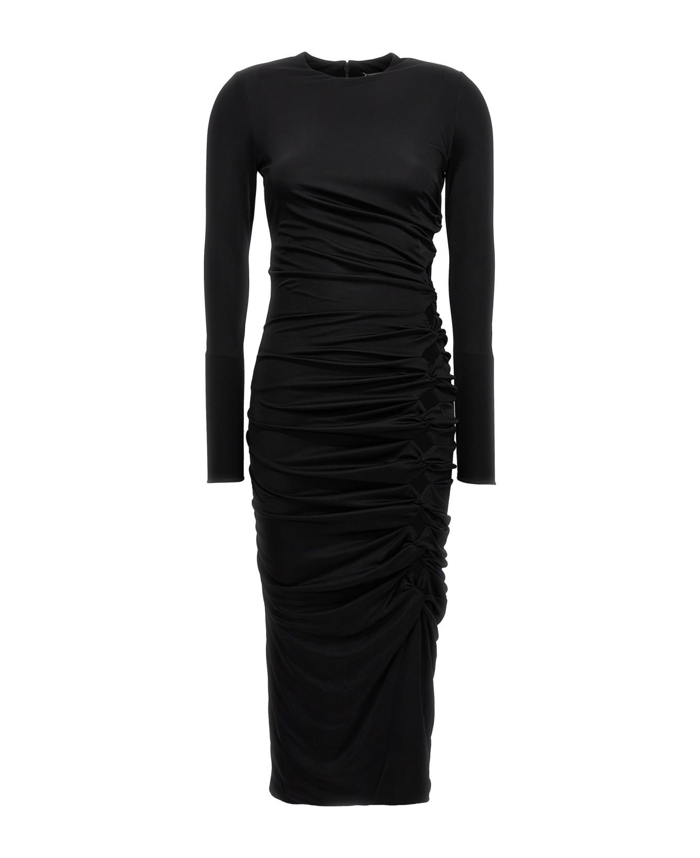 Versace La Vacanza Capsule Midi Dress - Black
