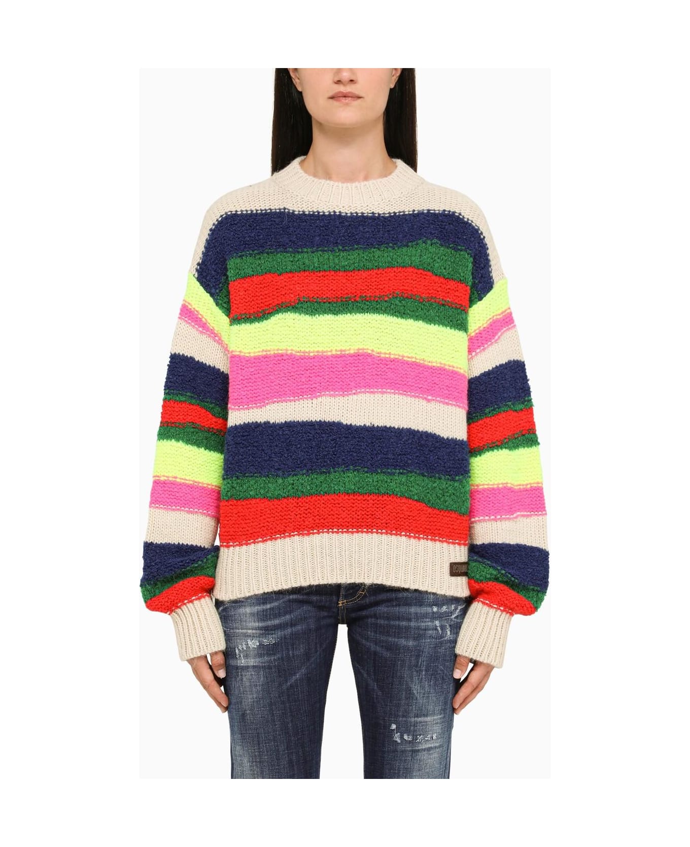 Dsquared2 Alpaca Blend Sweater - Multi