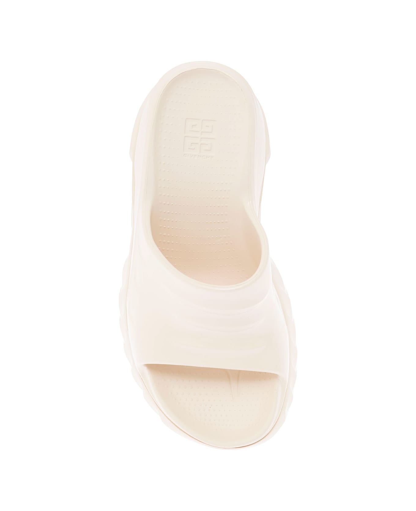 Givenchy White 'marshmallow' Wedge In Rubber Woman - White