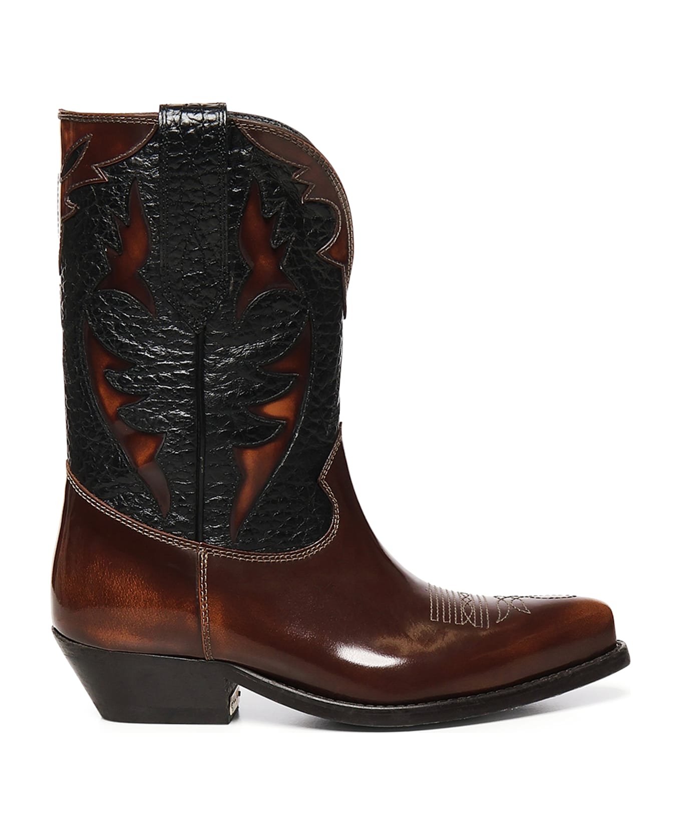 Golden Goose Wish Star Boots - Brown/black