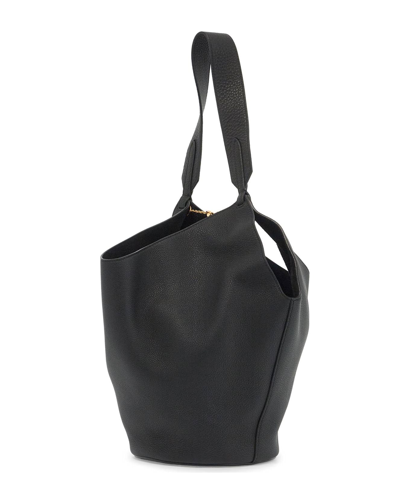 Khaite Small Lotus Tote Bag - BLACK (Black)