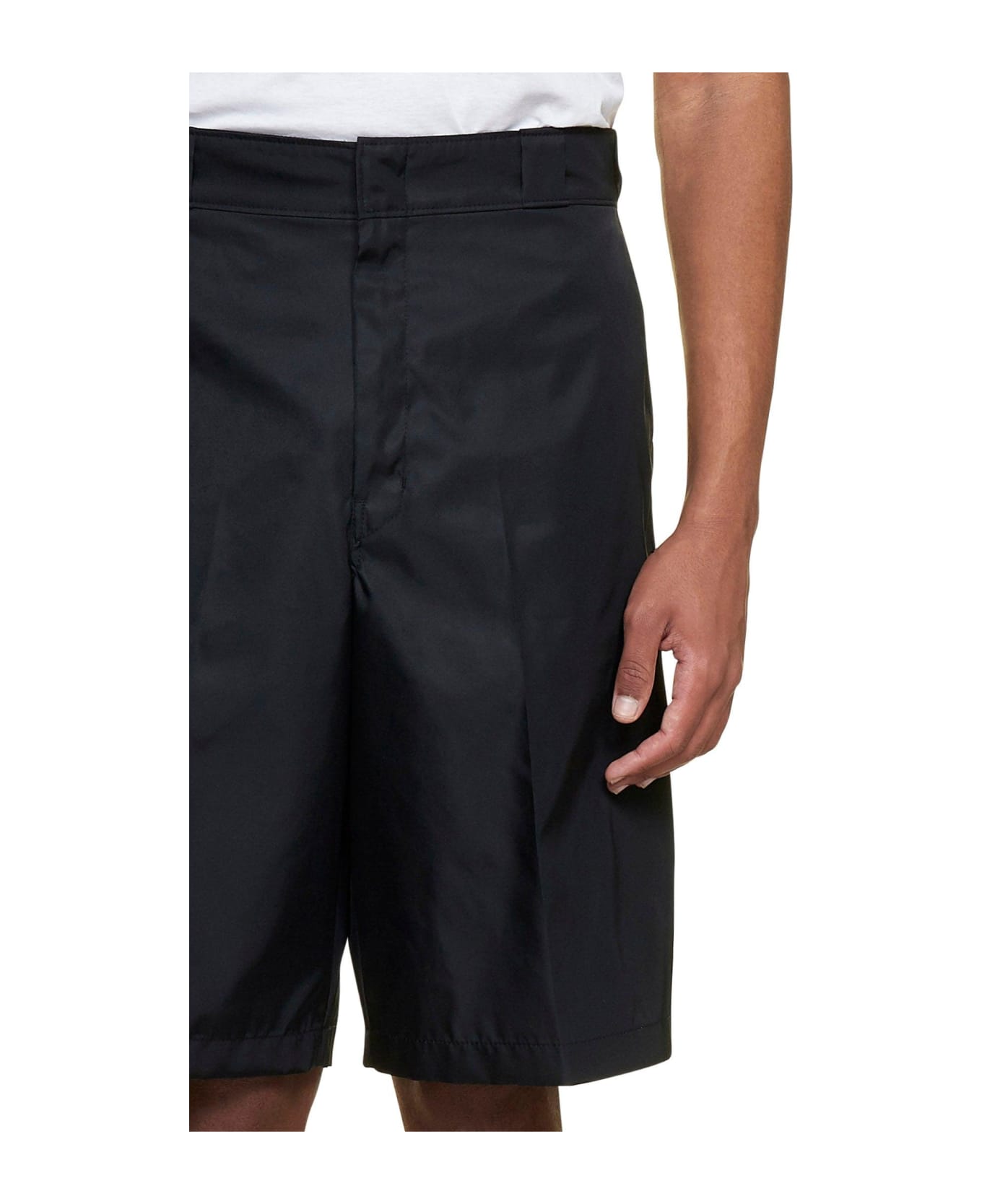 Prada Knee-length Tailored Shorts - Nero