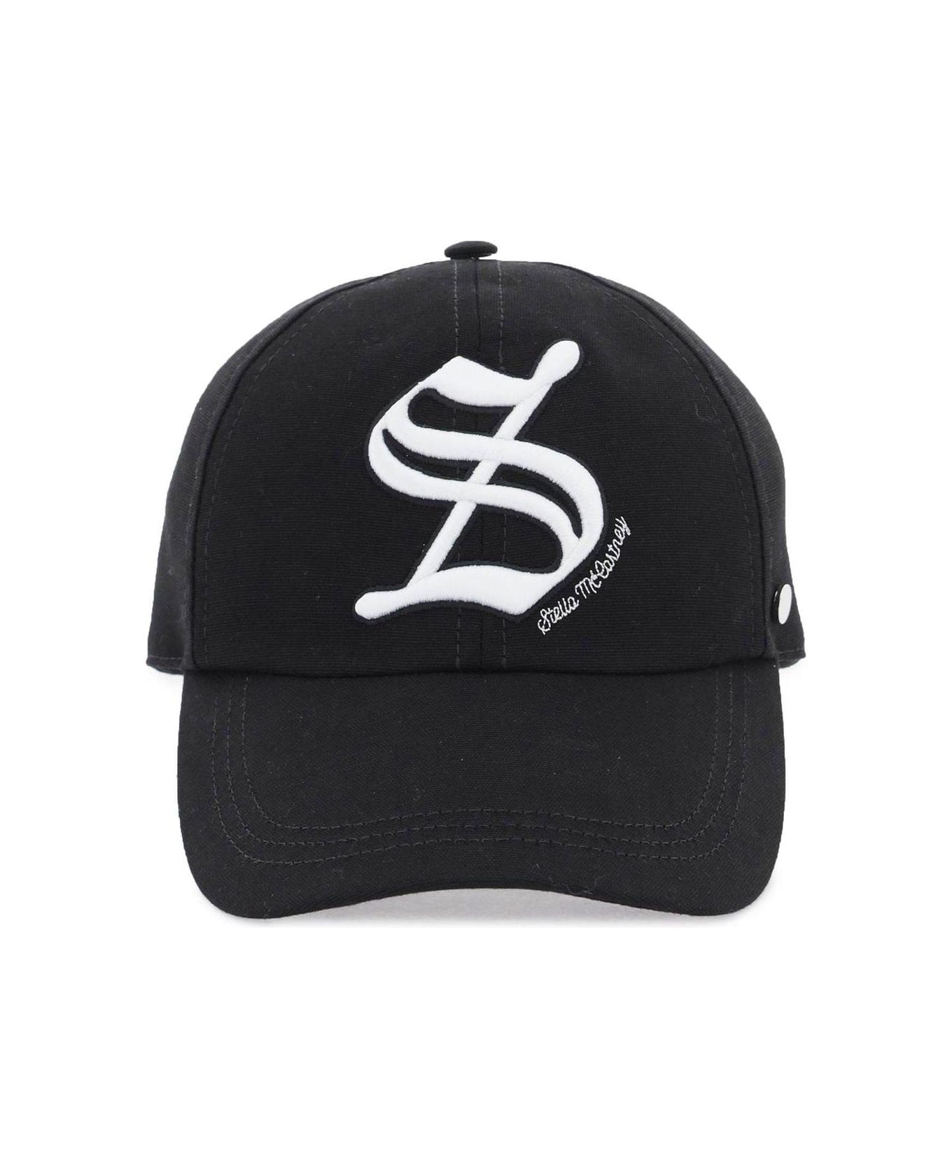 ハット STELLA MCCARTNEY COTTON BASEBALL CAP WITH LOGO EMBROIDERY Stella McCartney STELLA MCCARTNEY BASEBALL HAT WITH LOGO