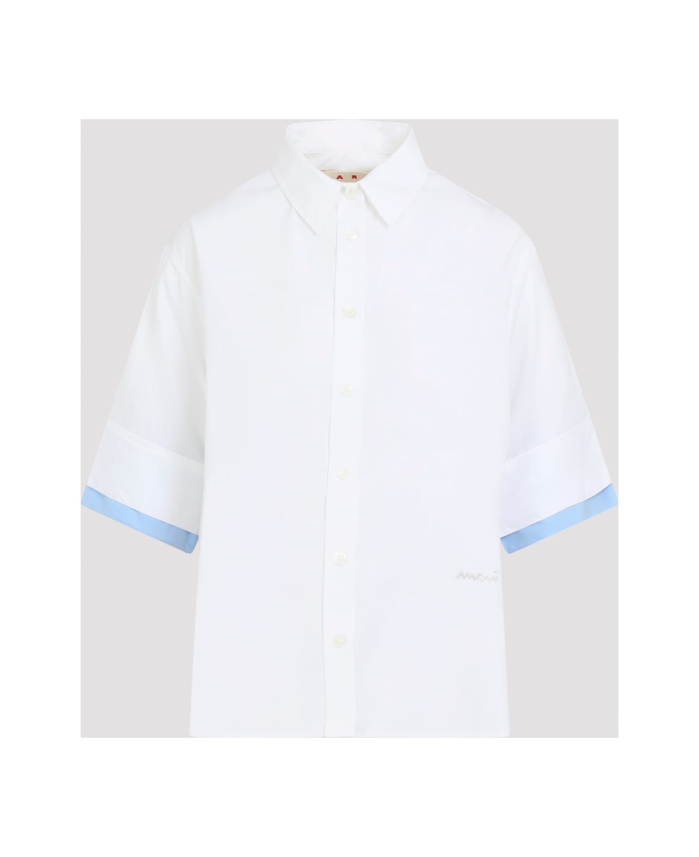 Marni Cotton Shirt - Lily White
