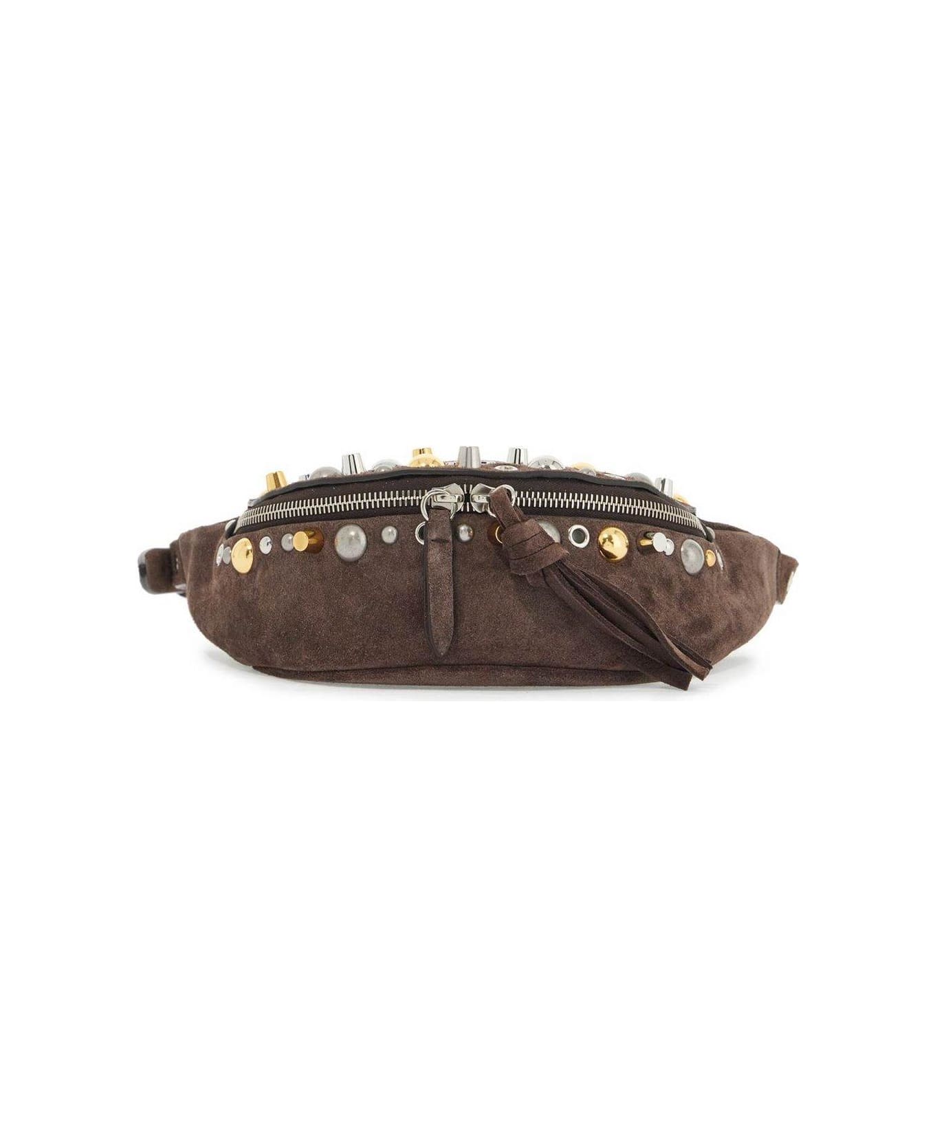 Valentino Garavani Nellcôte Zip-up Belt Bag - Brown