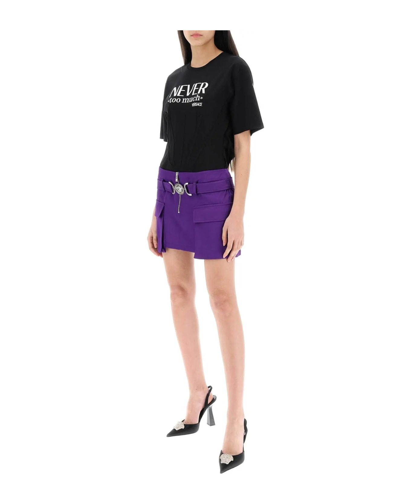 Versace Medusa 95 Skirt - Purple