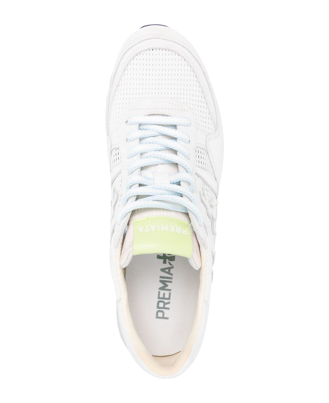 Premiata Landeck Light Grey Sneakers - White