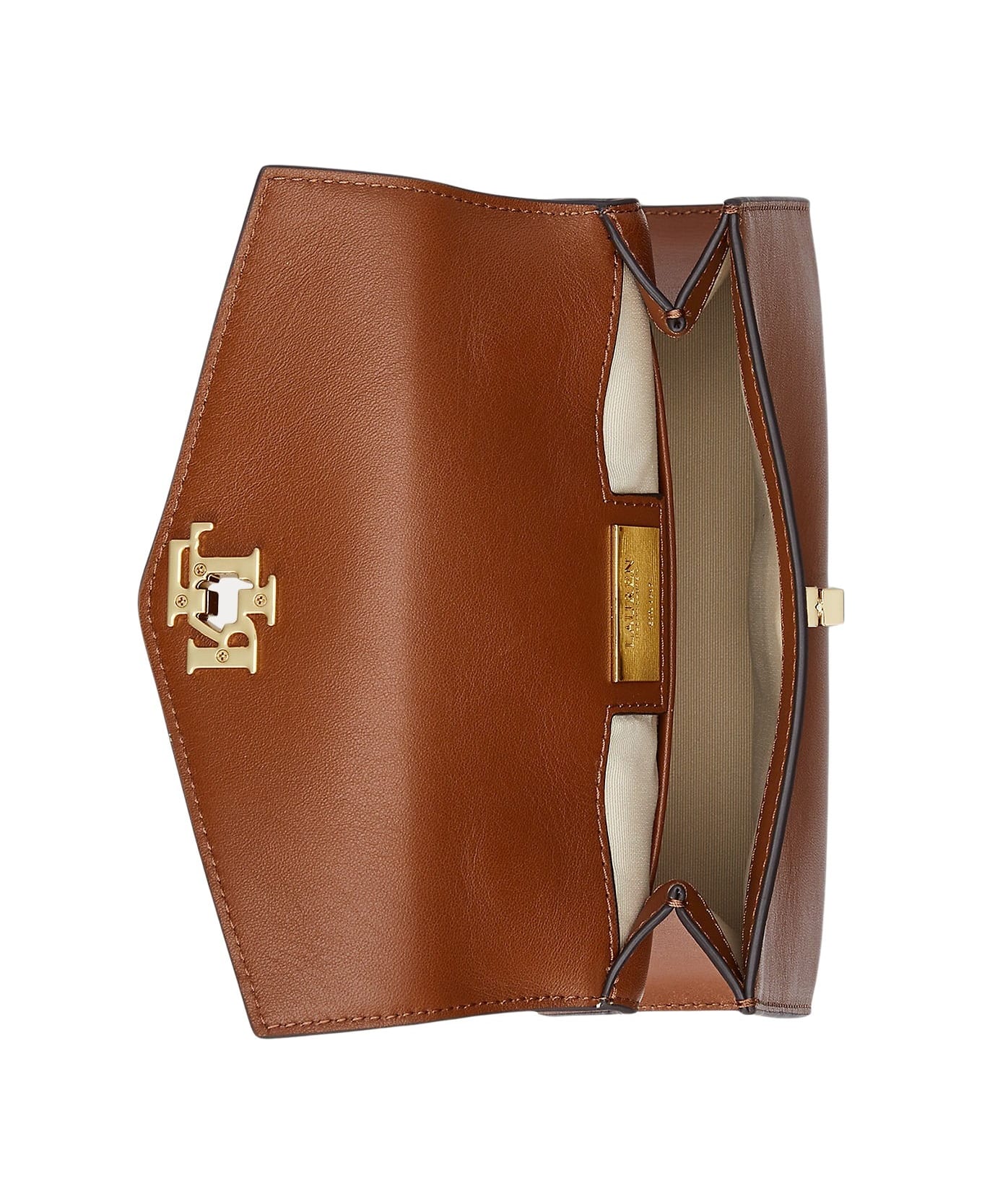 Ralph Lauren Farrah Sm Satchel Small - Lauren Tan